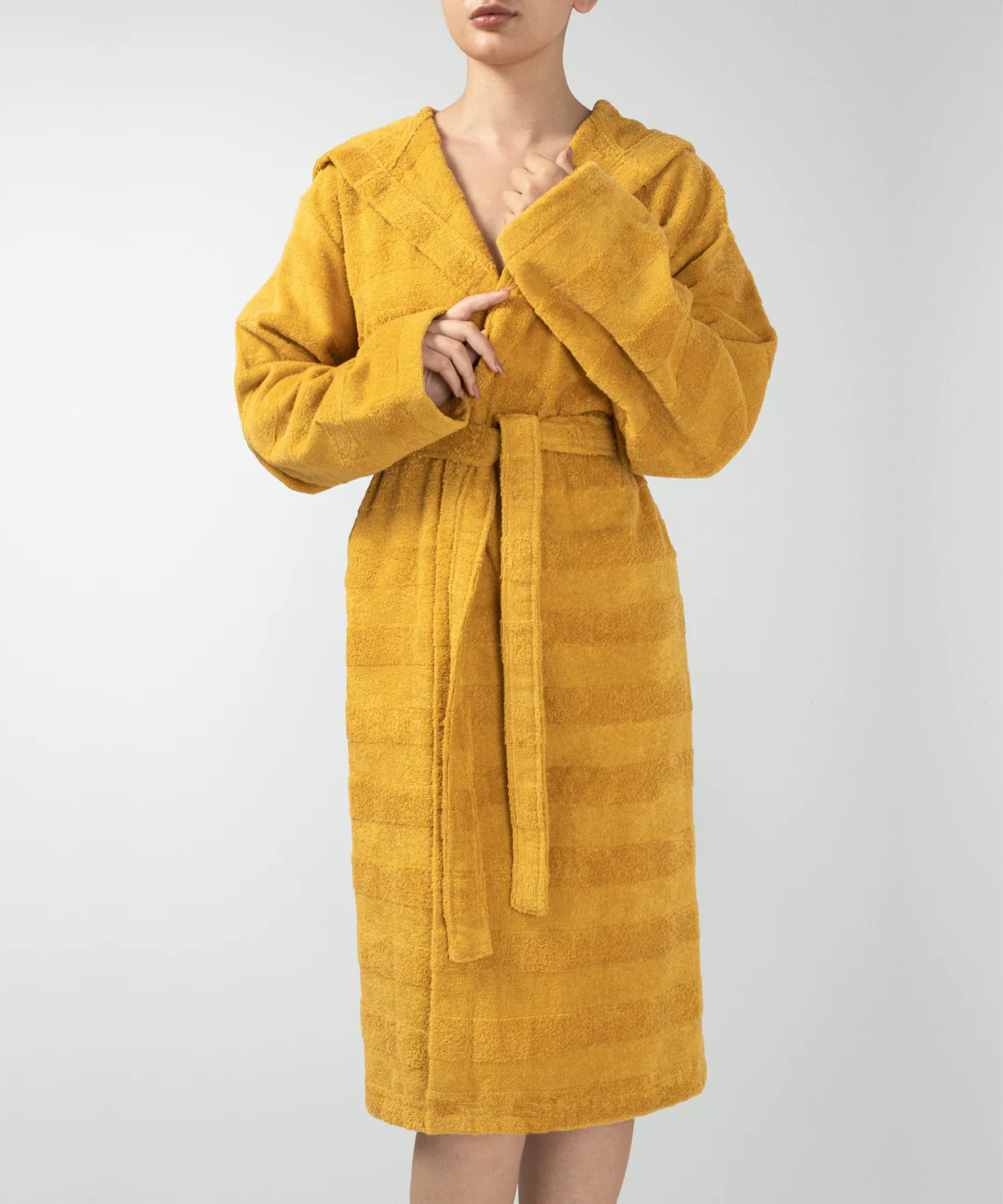 Mons - Unisex Bathrobe Mustard