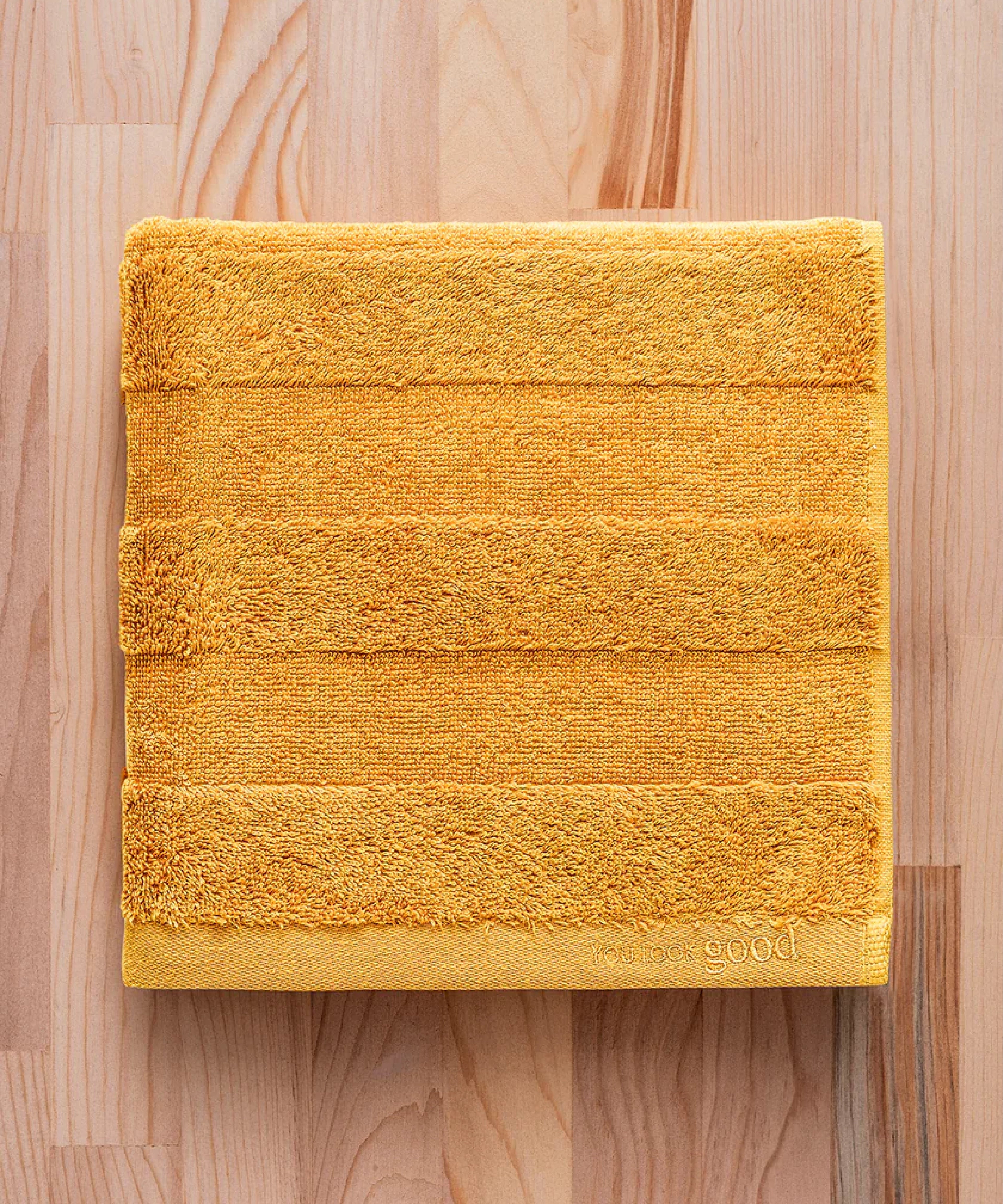 Mons - 50x90cm Set of 2 Towels Mustard