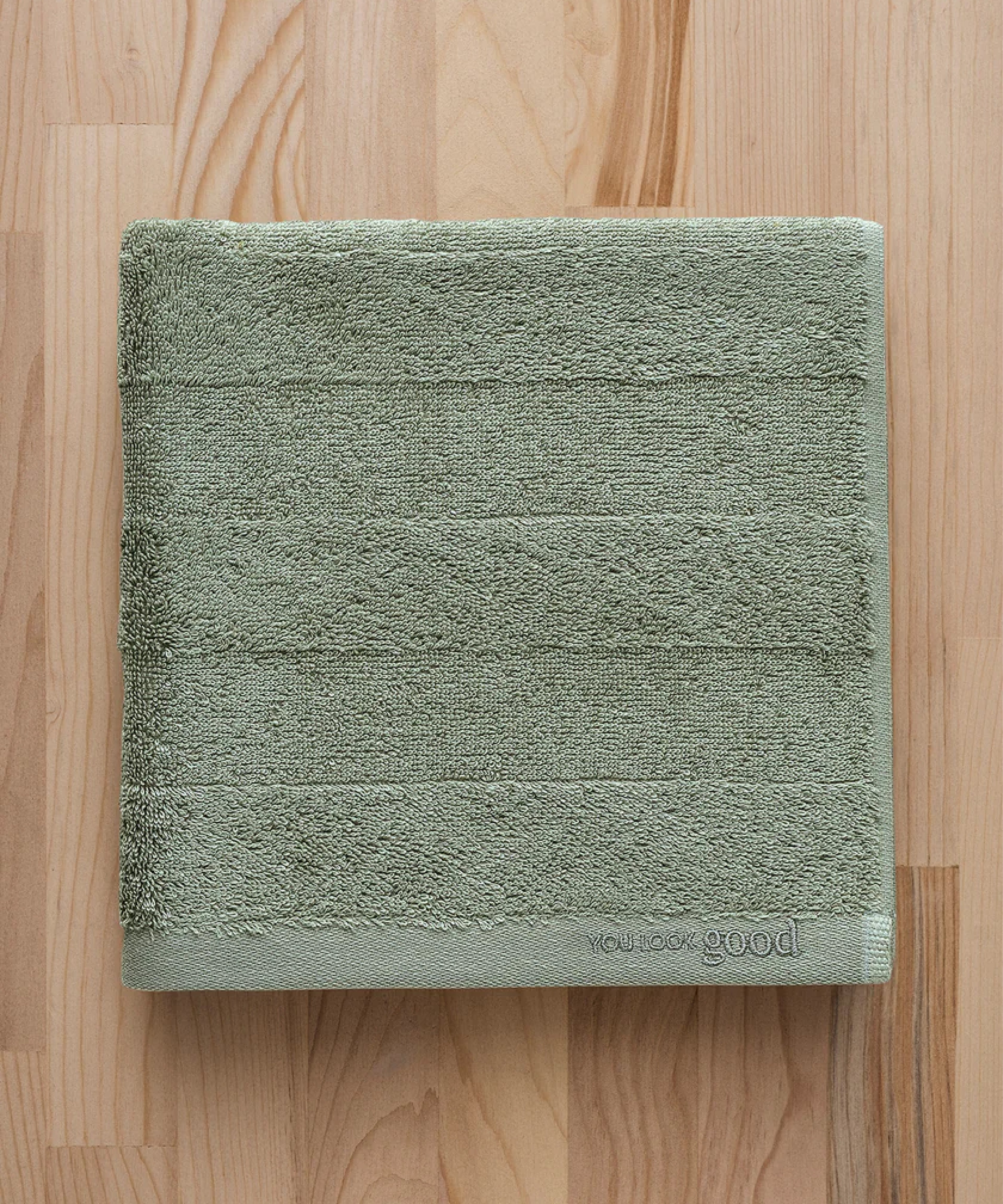 Mons - 50x90cm Set of 2 Towels Green