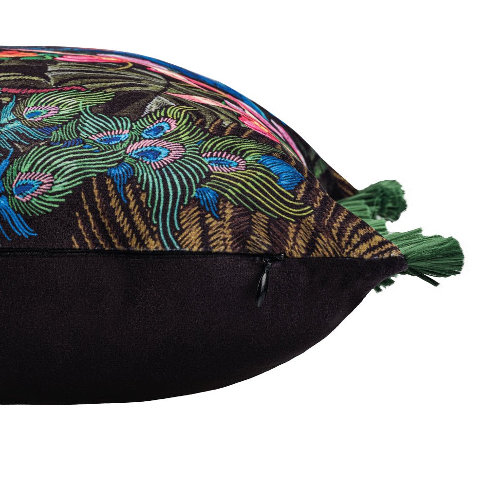 Peacock Collection - Velvet 43x43 Cushion