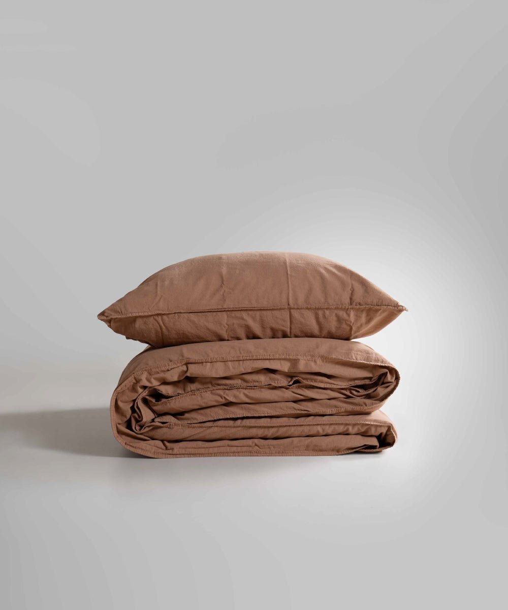 Stonewash 100% Soft Cotton Duvet Cover Set Commercer