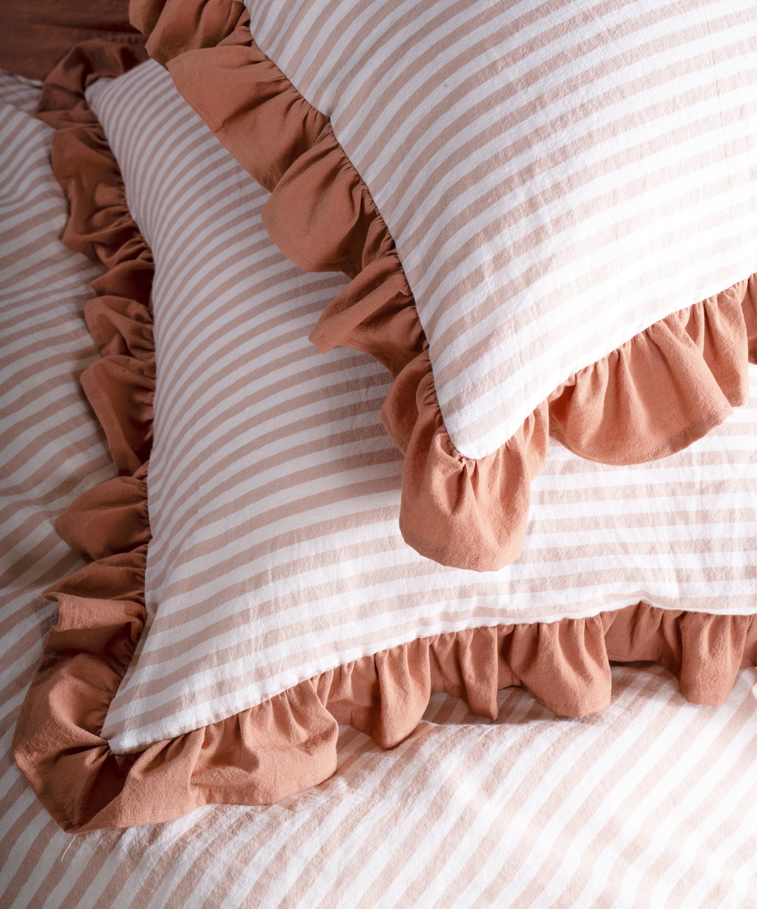 Garmentwashed Marrakesh 100% Soft Cotton Duvet Cover Set - Commencer