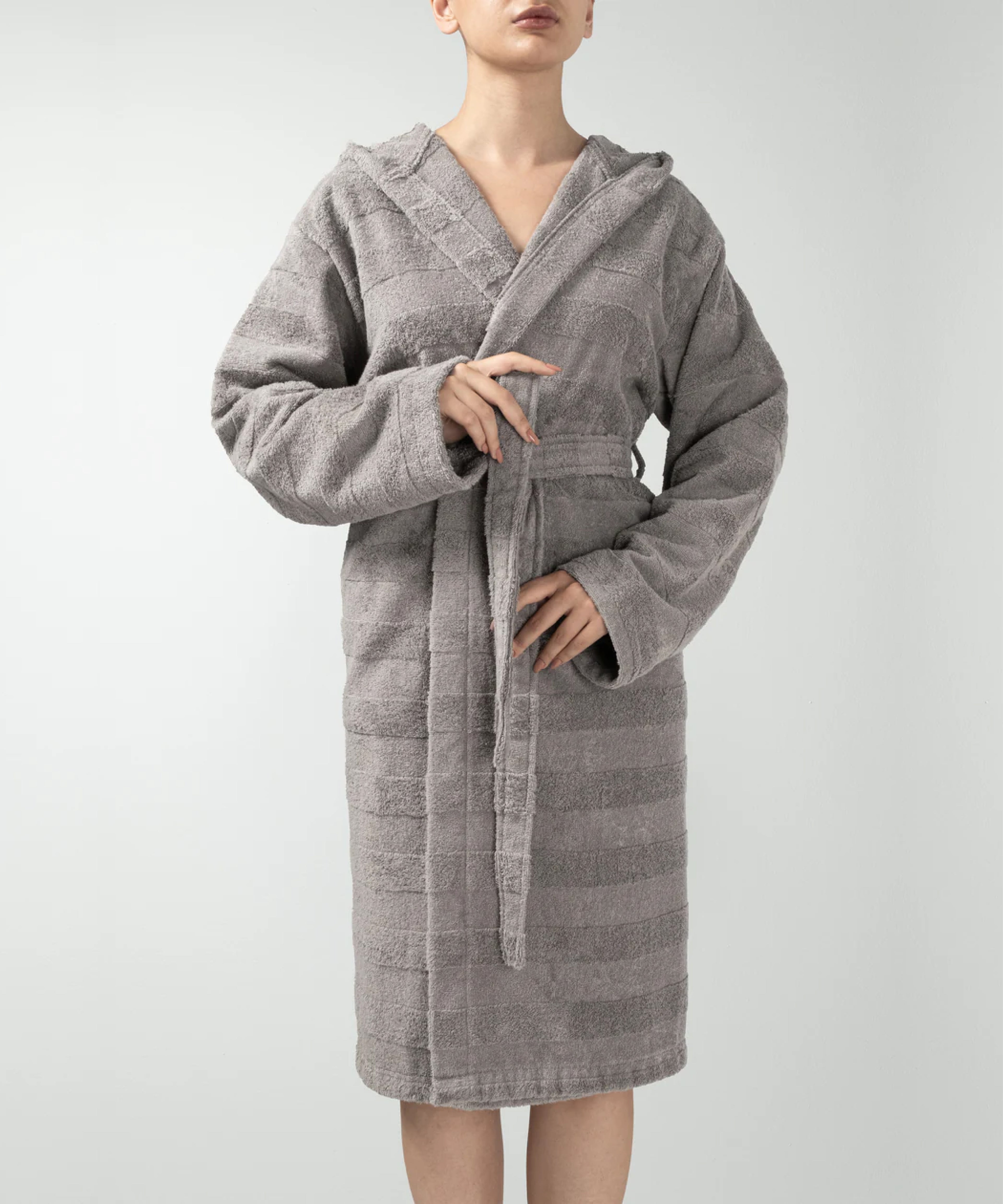 Mons - Unisex Bathrobe Grey