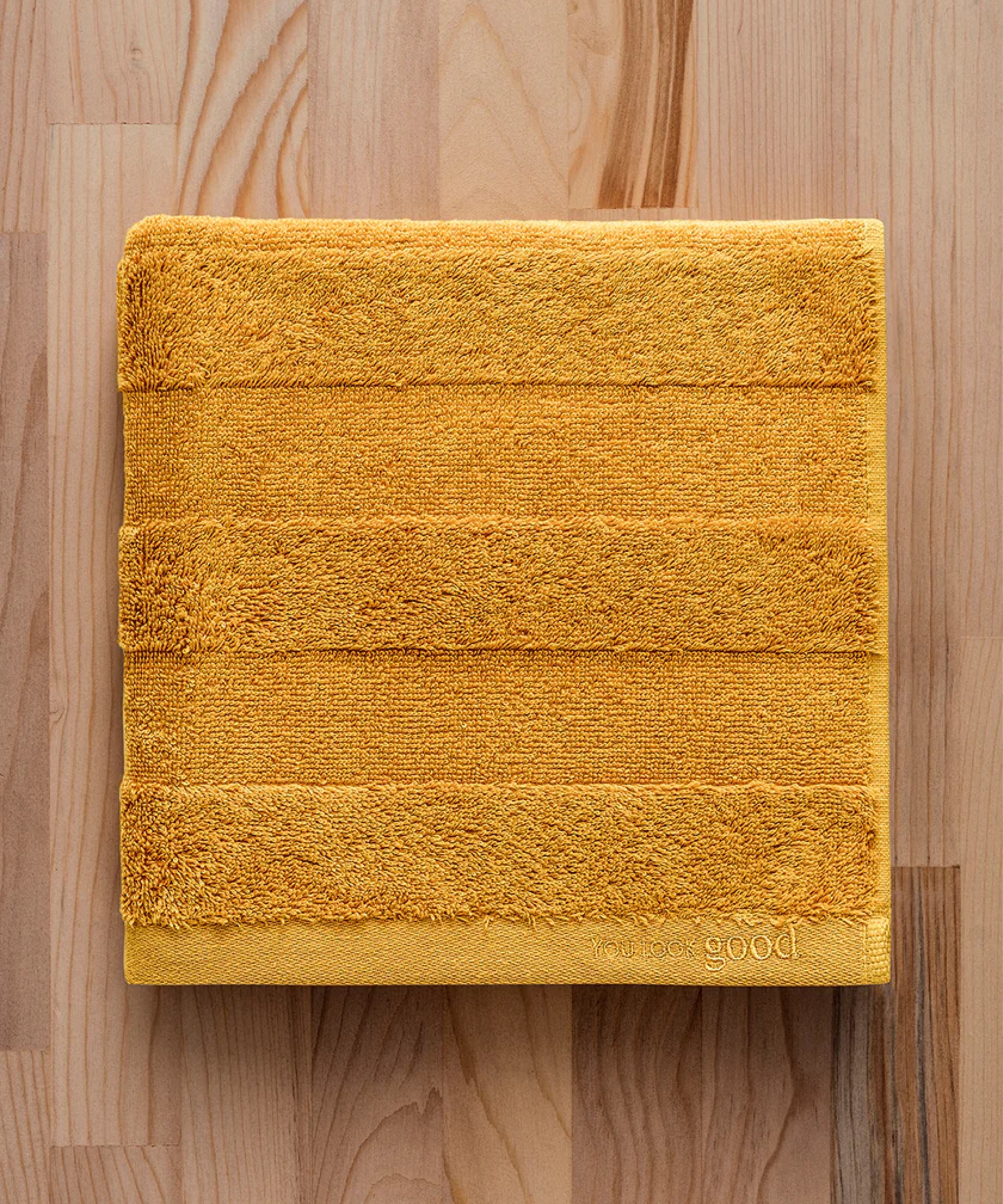 Mons - 50x90cm 1 Towel + 70x140cm 1 Towel Mustard