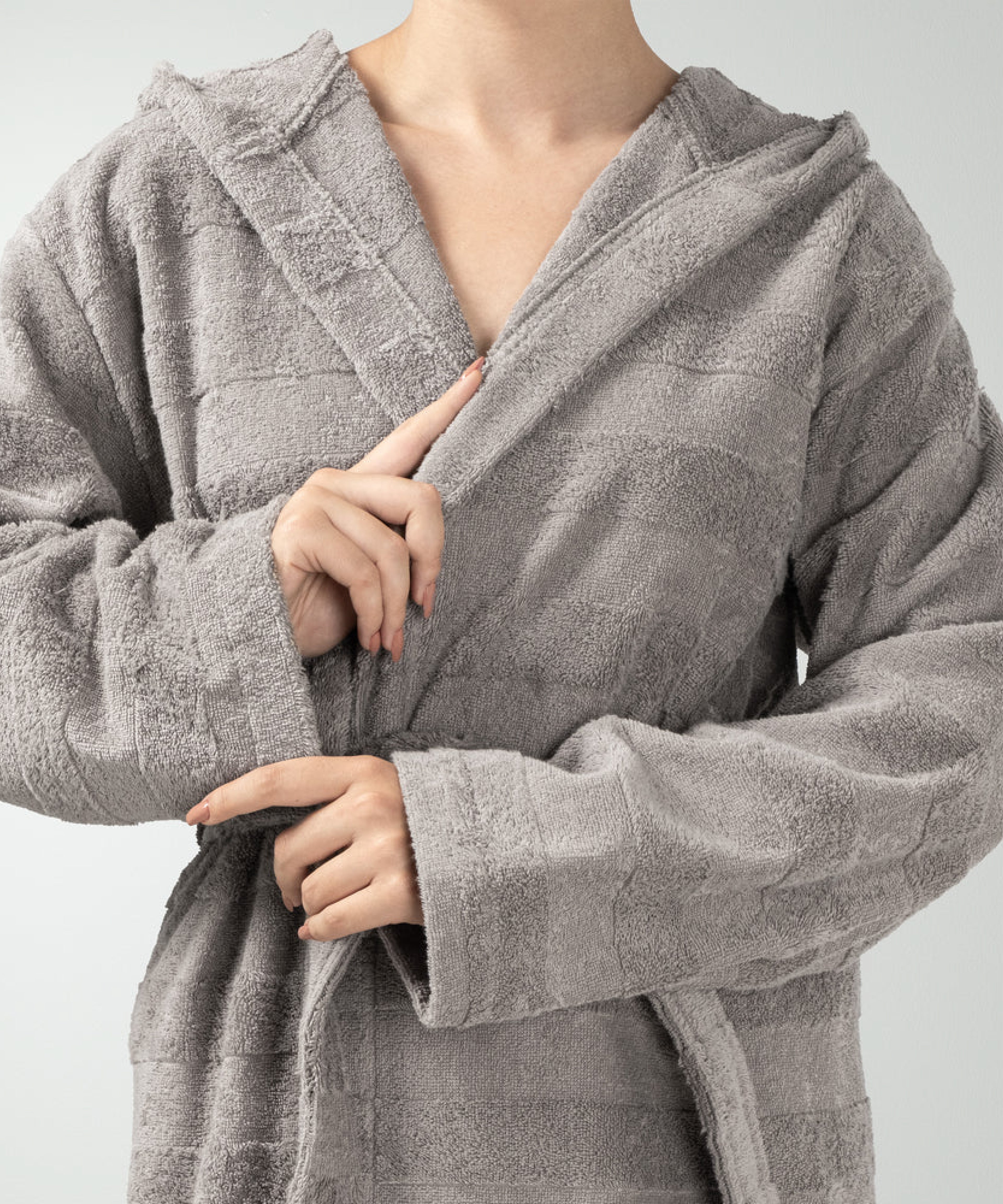 Mons - Unisex Bathrobe Grey