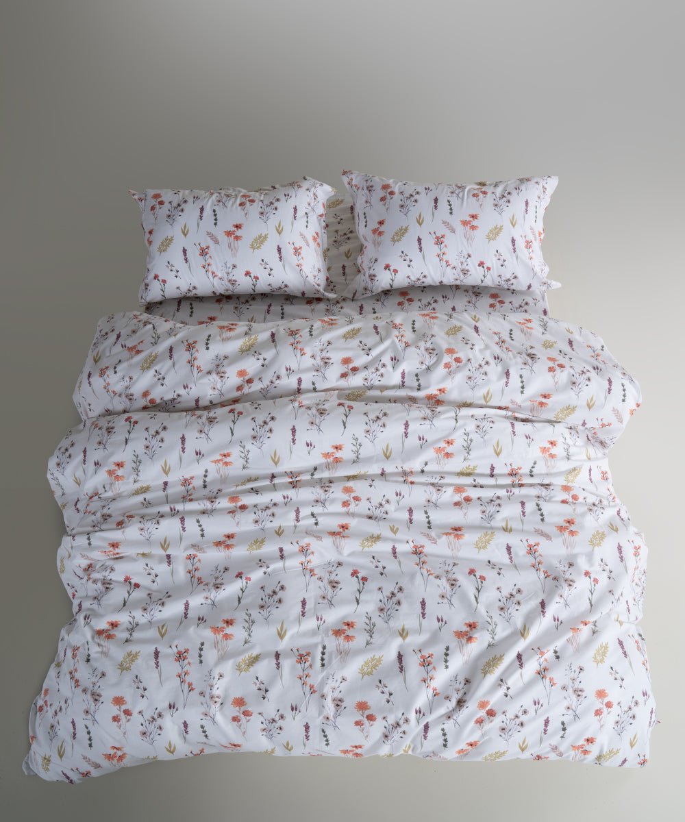 Printed 100% Soft Cotton Duvet Cover Spring