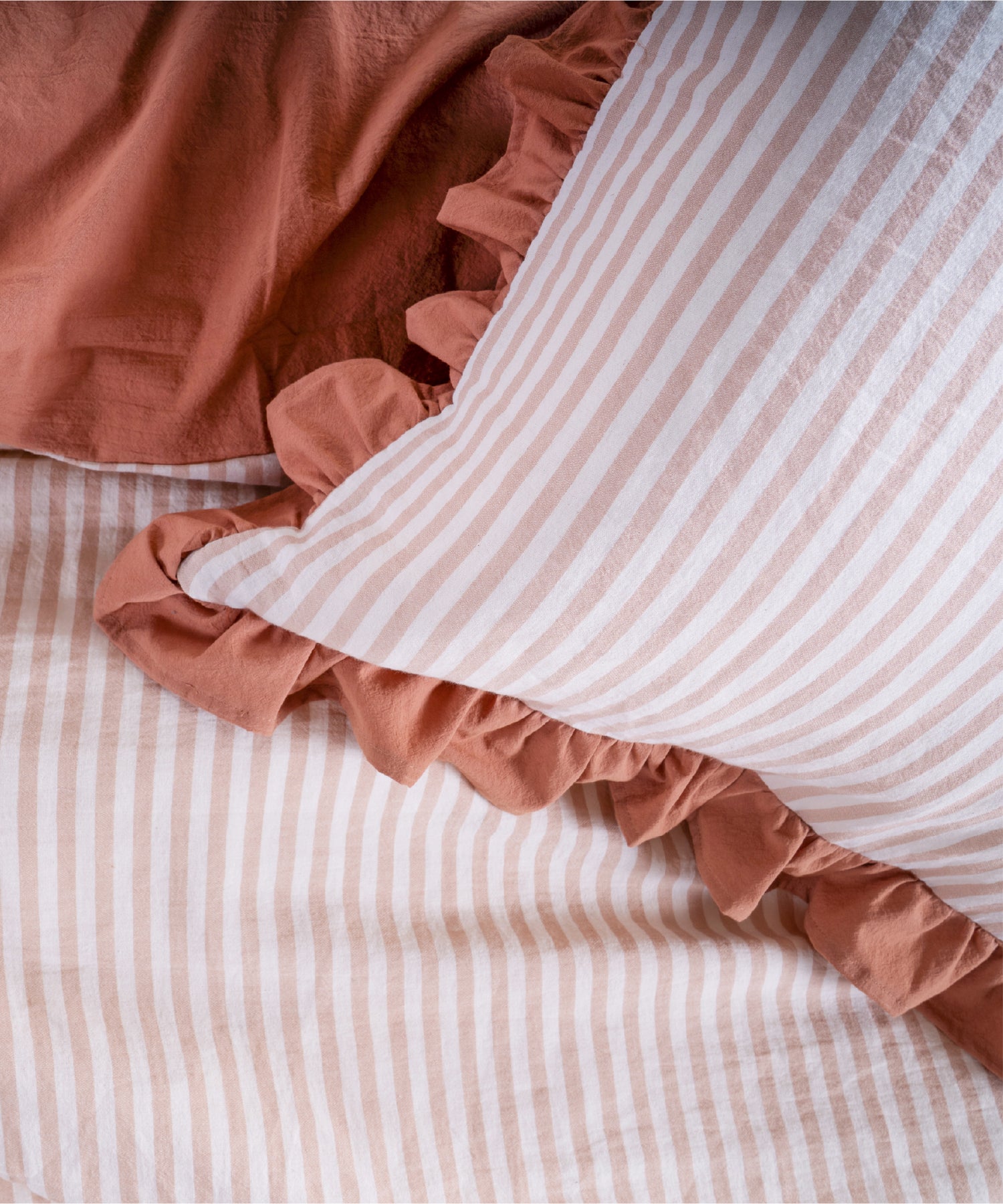 Garmentwashed Marrakesh 100% Soft Cotton Duvet Cover Set - Commencer