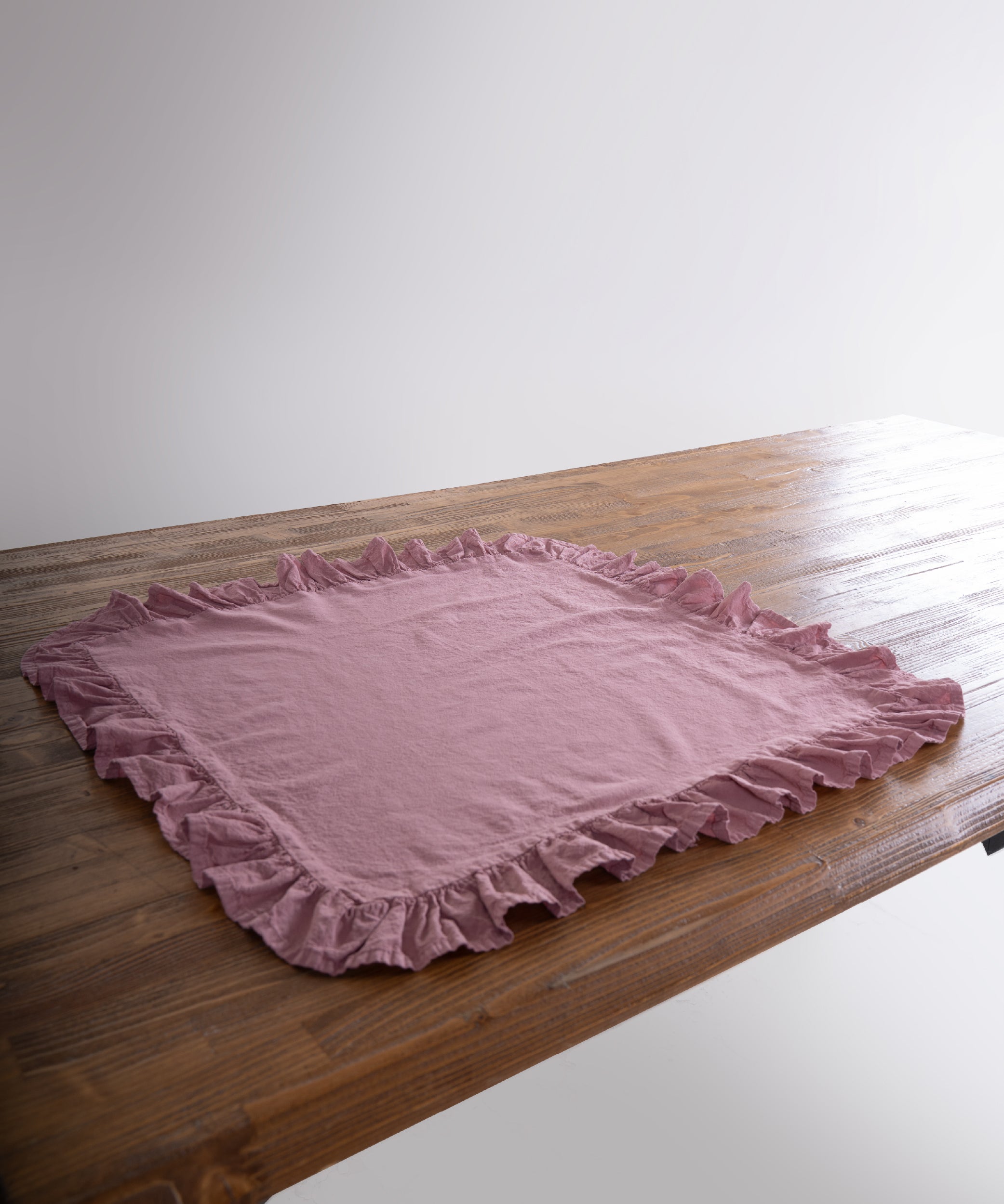 Stonewashed 100% Cotton Exclusive Old Rose Napkin 4 pcs - 45X45cm