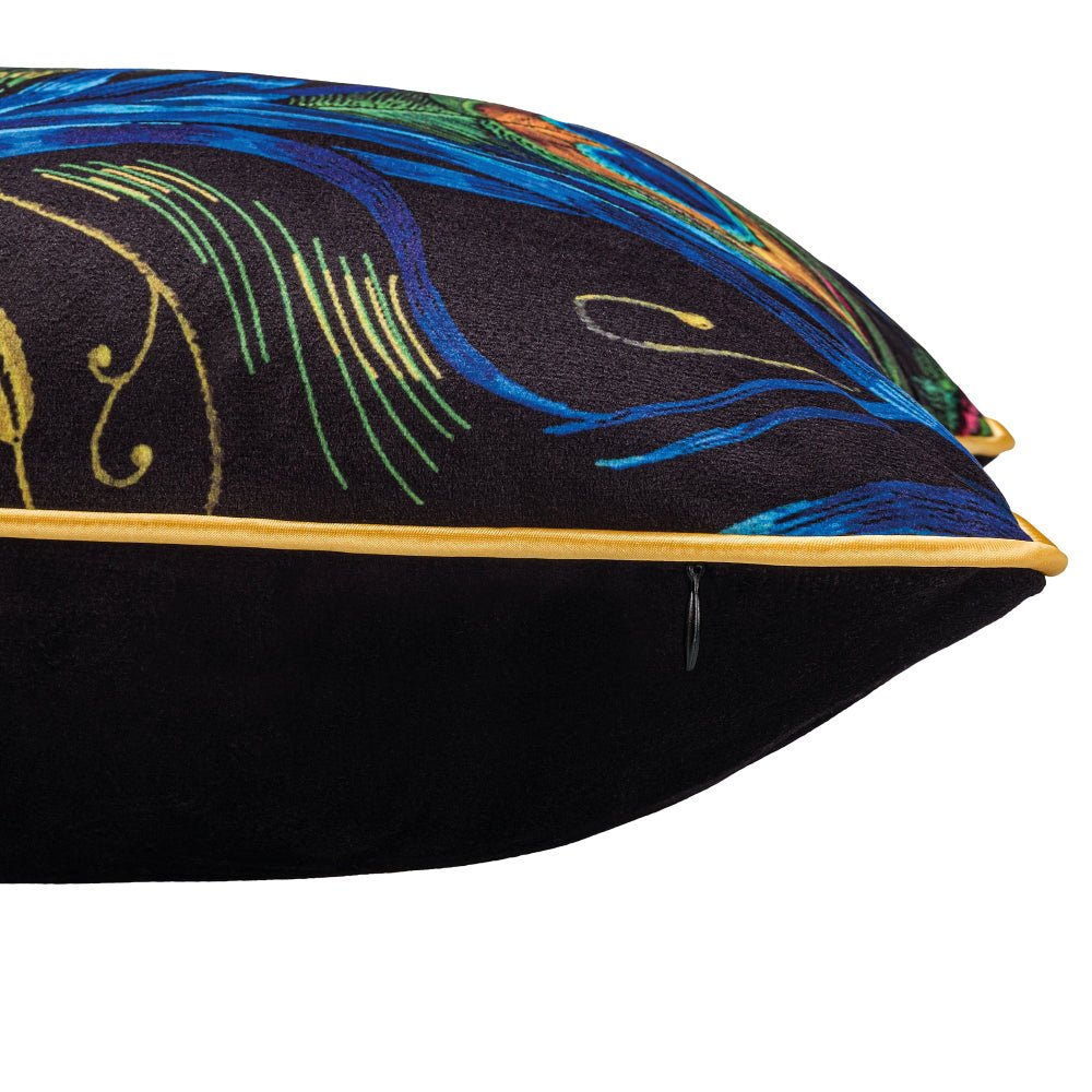 Peacock Collection - Velvet 43x43 Cushion