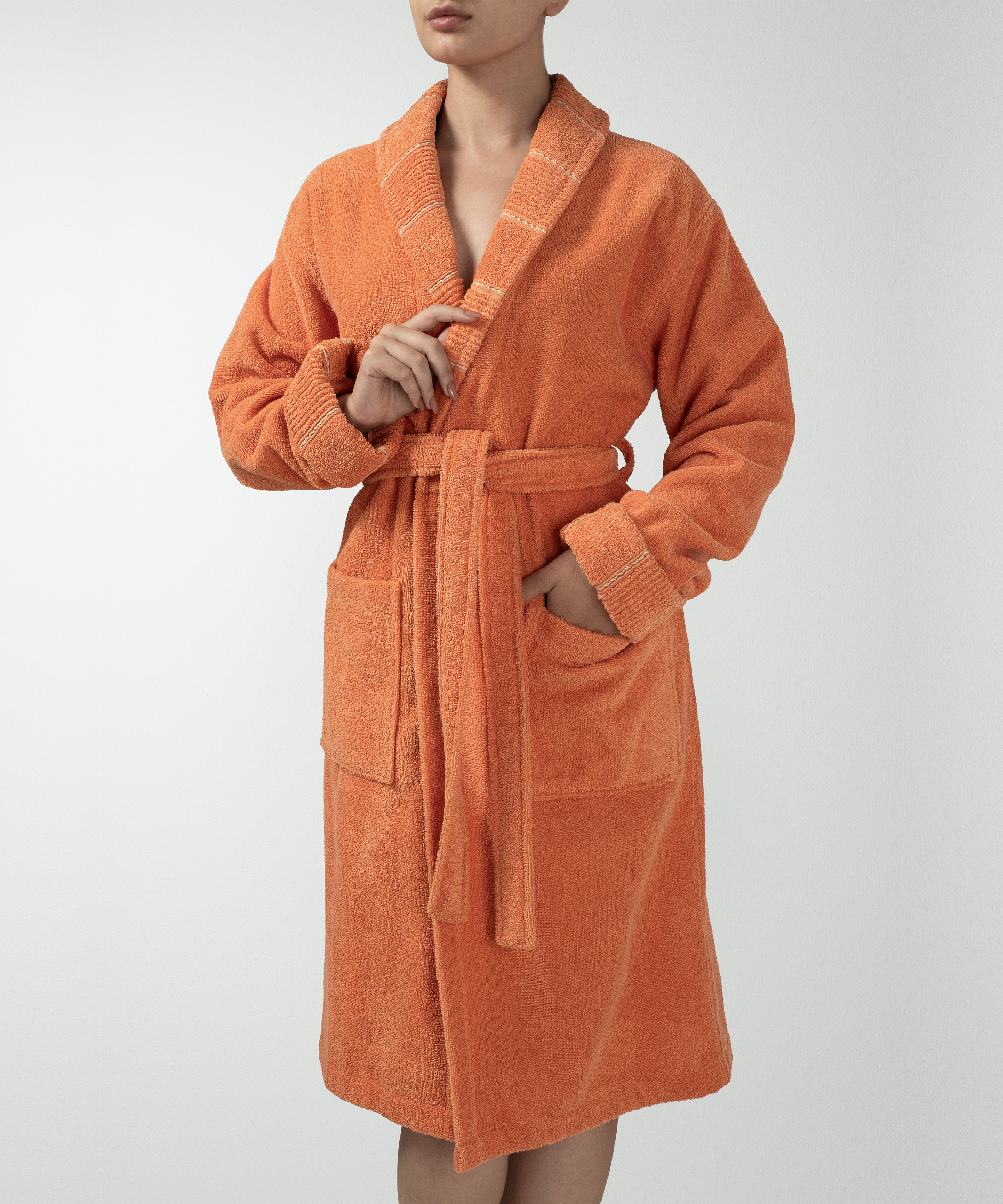 Carmine - Unisex Bathrobe Desert