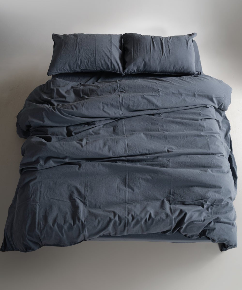 Stonewash 100% Soft Cotton Fitted Sheet Set Castle Rock