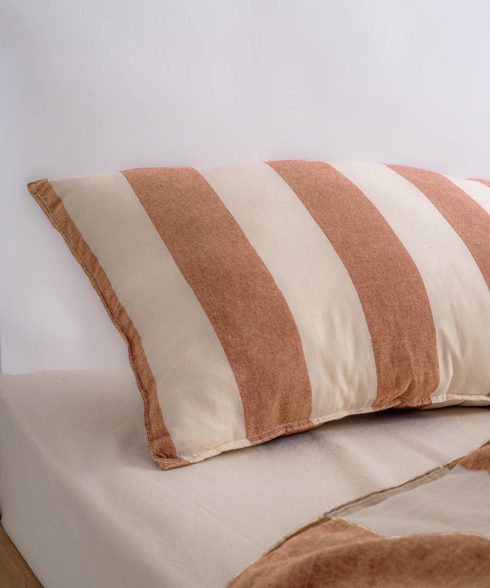 Garmenwashed Epaise Mustard 100% Cotton Duvet Cover Set