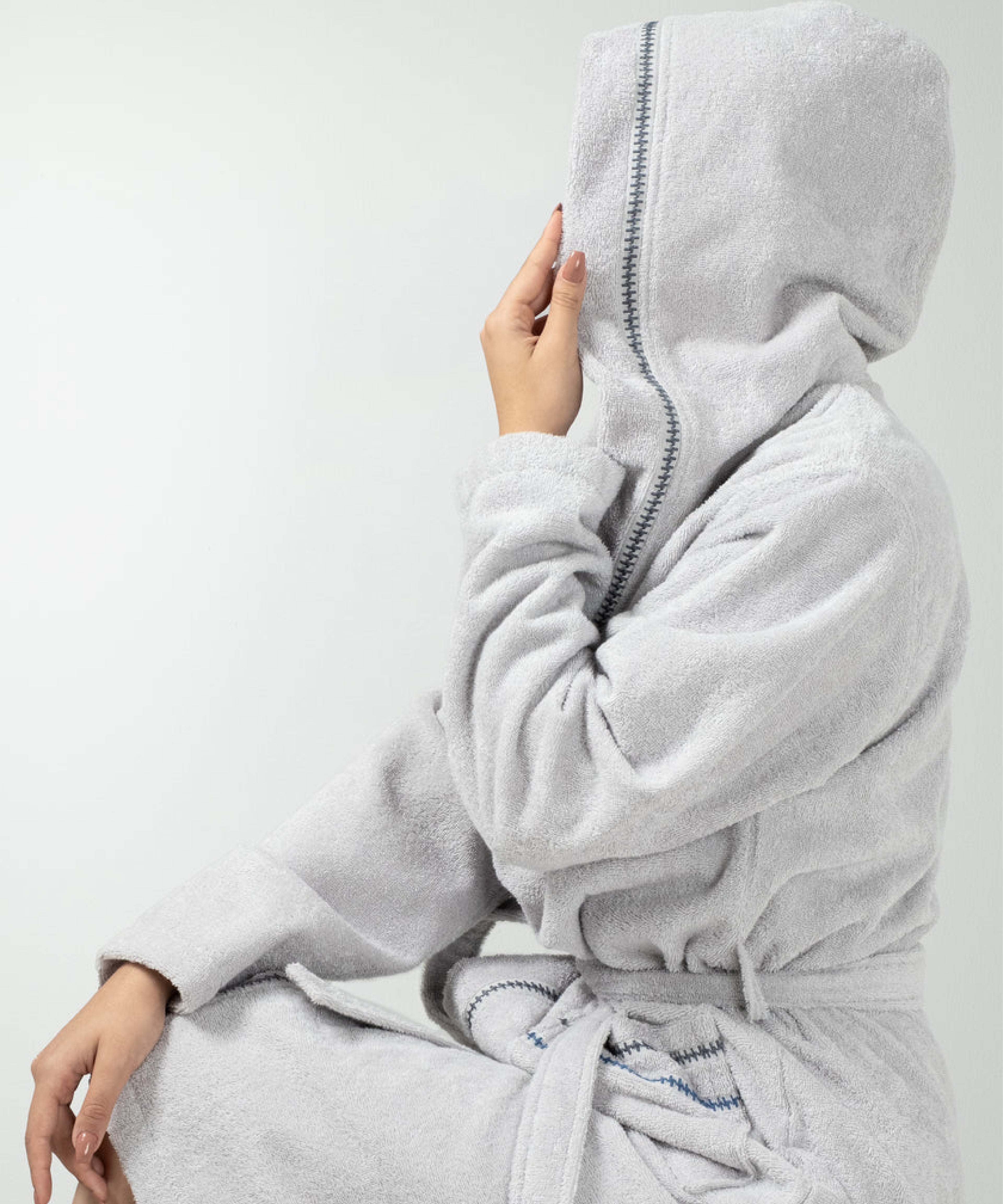 Profundo - Unisex Bathrobe Stone