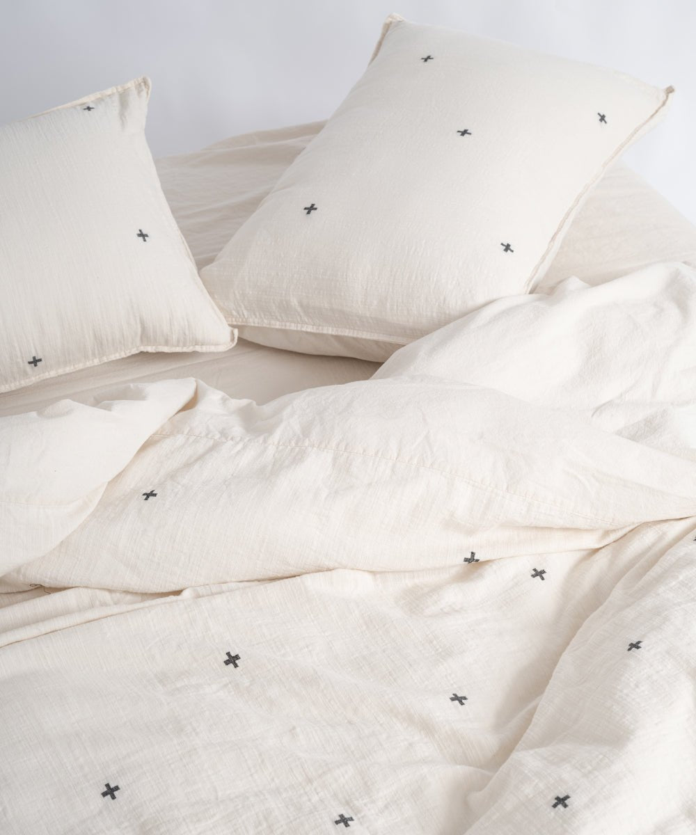Garmentwash 100% Soft Cotton Pillowcase Budapeste