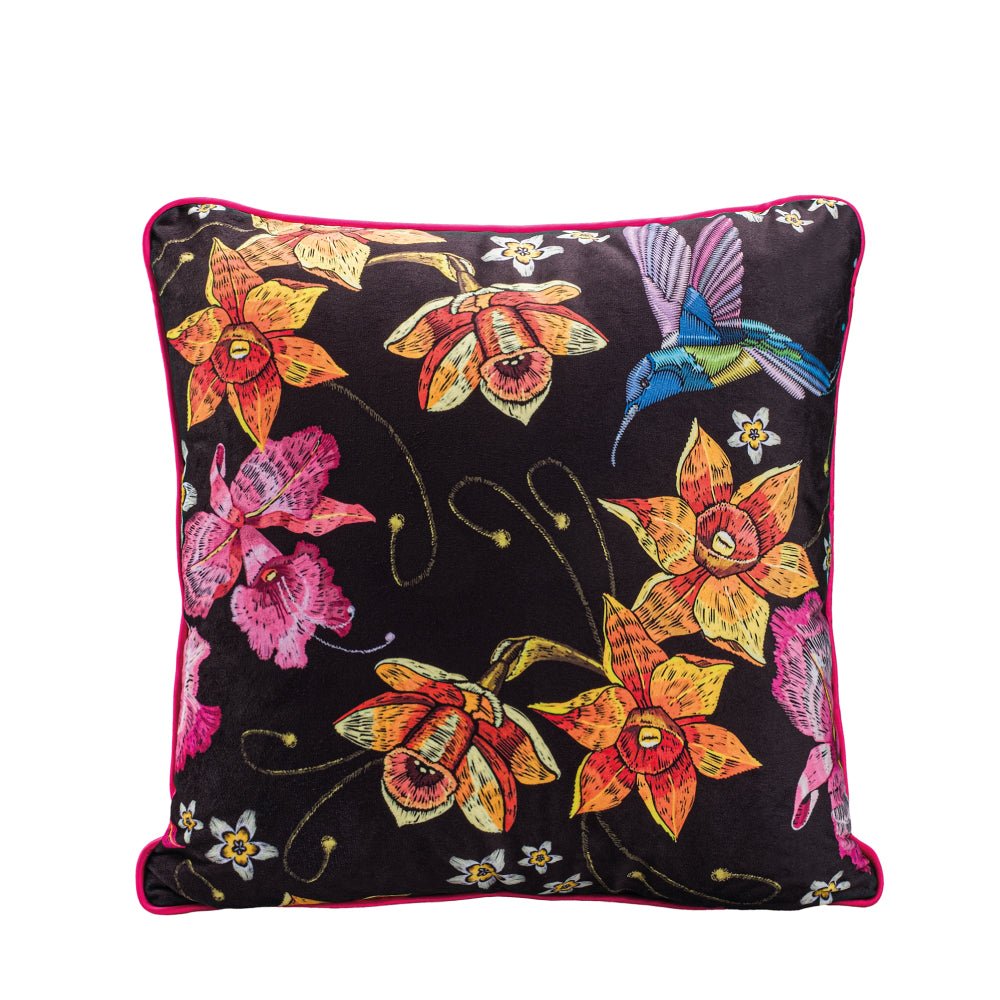 Peacock Collection - Velvet 43x43 Cushion