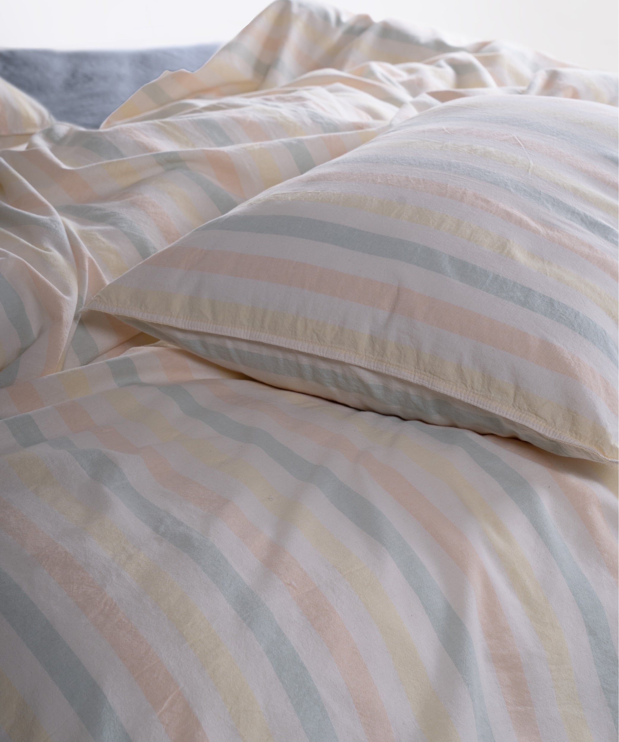 Garmenwashed Summer 100% Cotton Duvet Cover Set