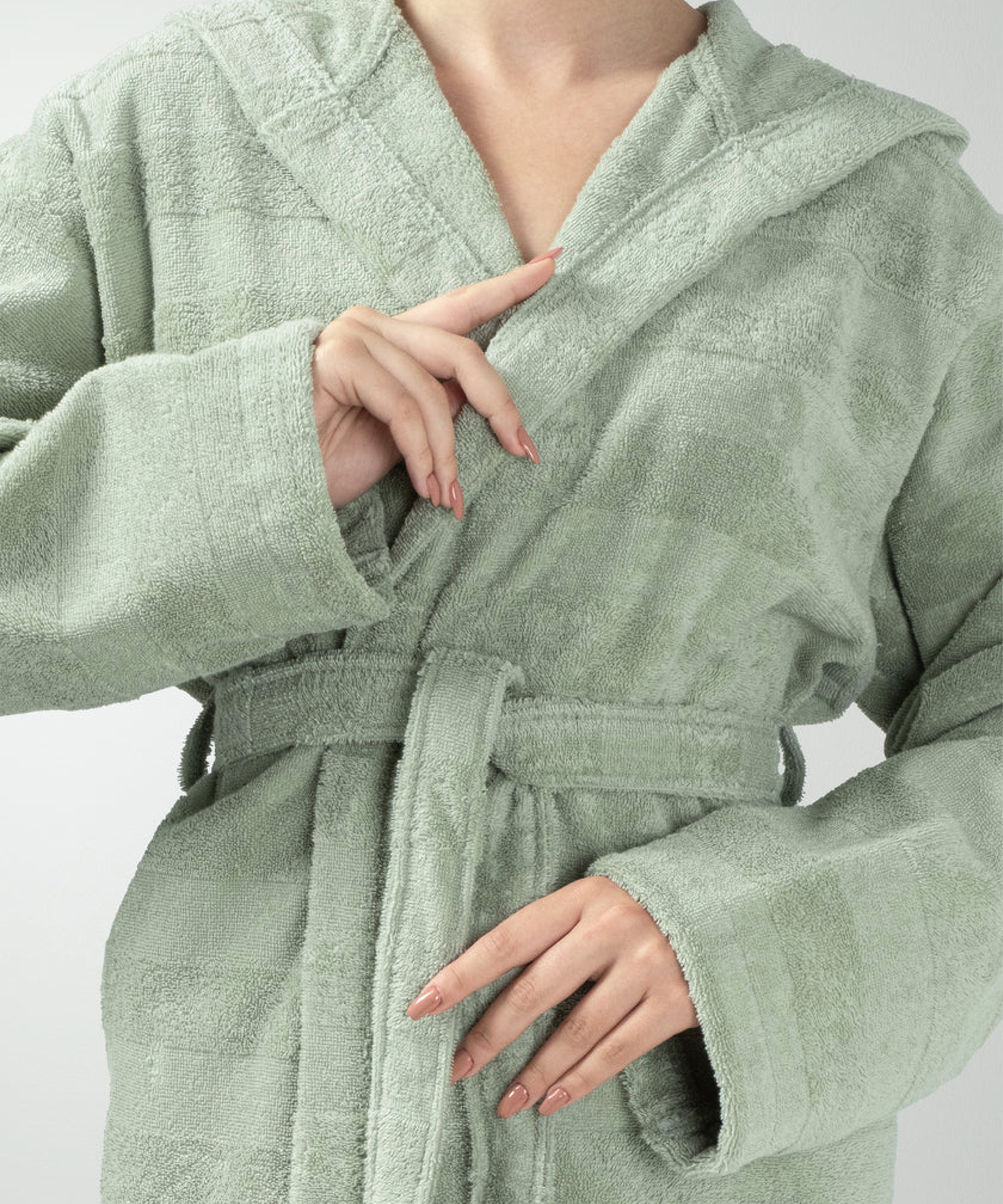 Mons - Unisex Bathrobe Green