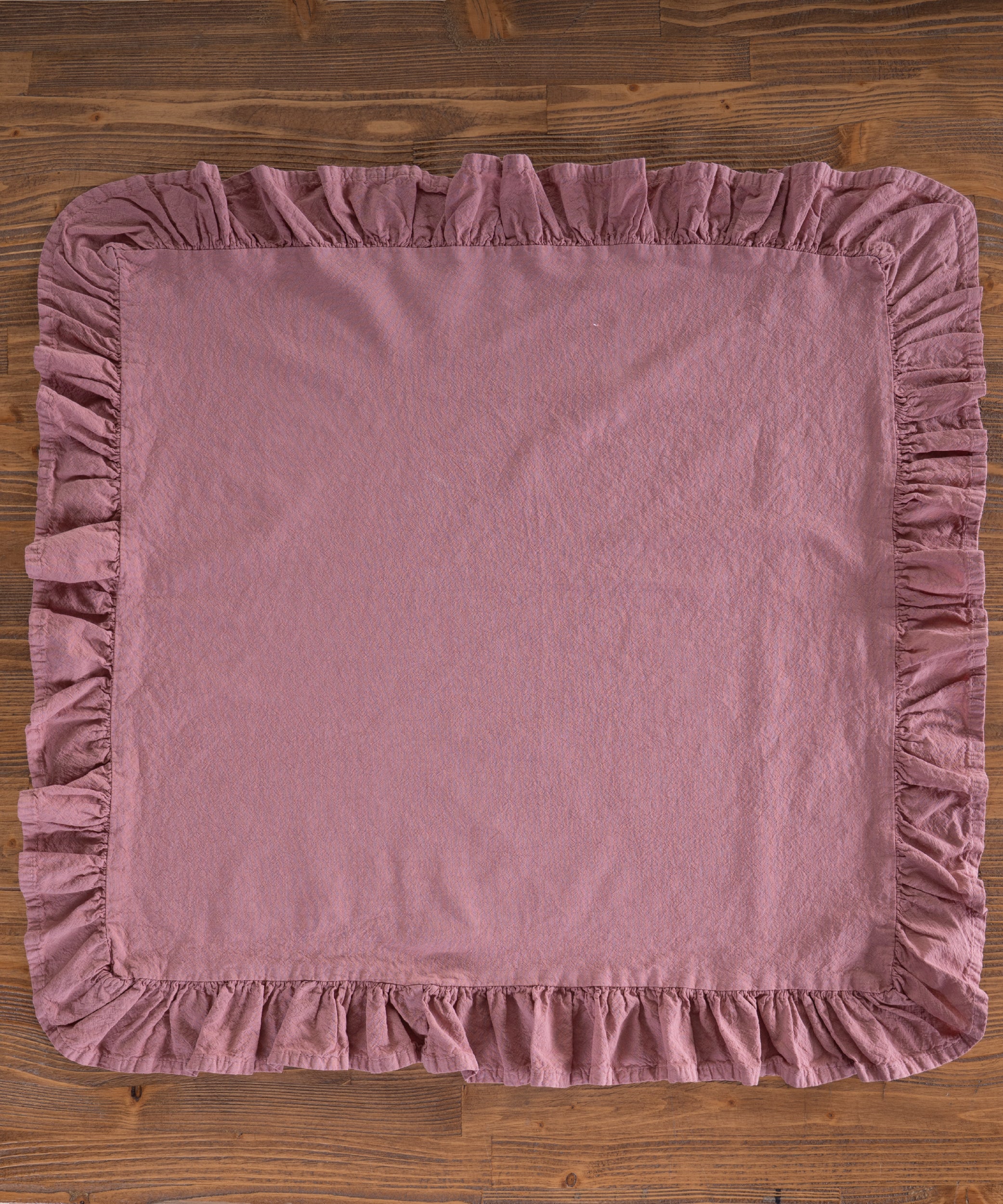 Stonewashed 100% Cotton Exclusive Old Rose Napkin 4 pcs - 45X45cm