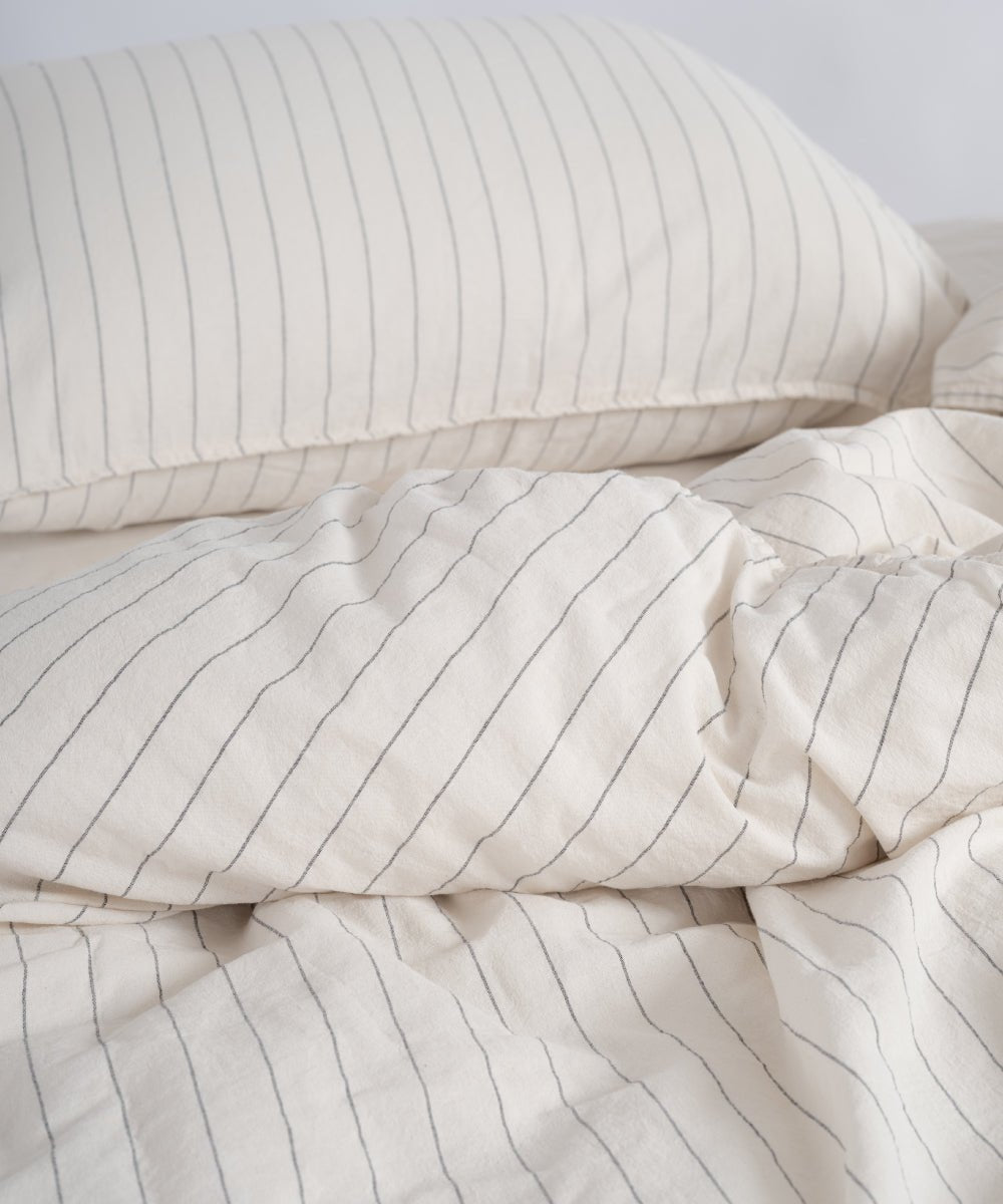 Garmenwashed Pure Cotton 100% Cotton Duvet Cover Set