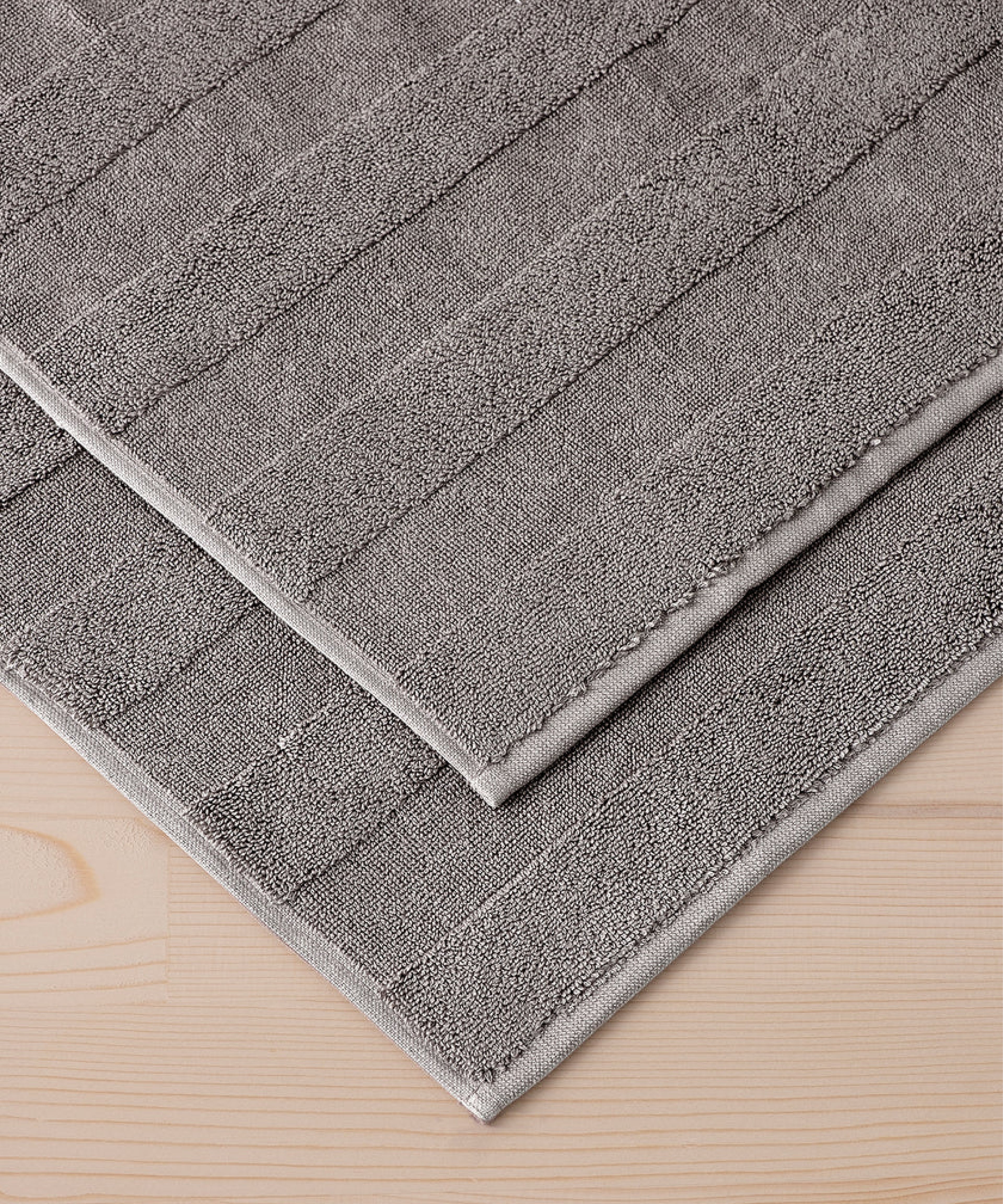 Mons - 50x75cm Set of 2 Bathmats Grey