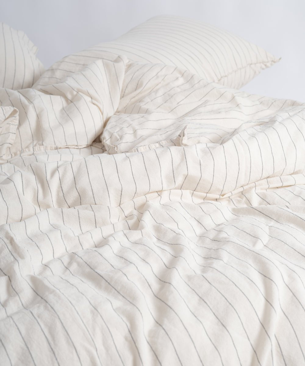 Garmenwashed Pure Cotton 100% Cotton Duvet Cover Set