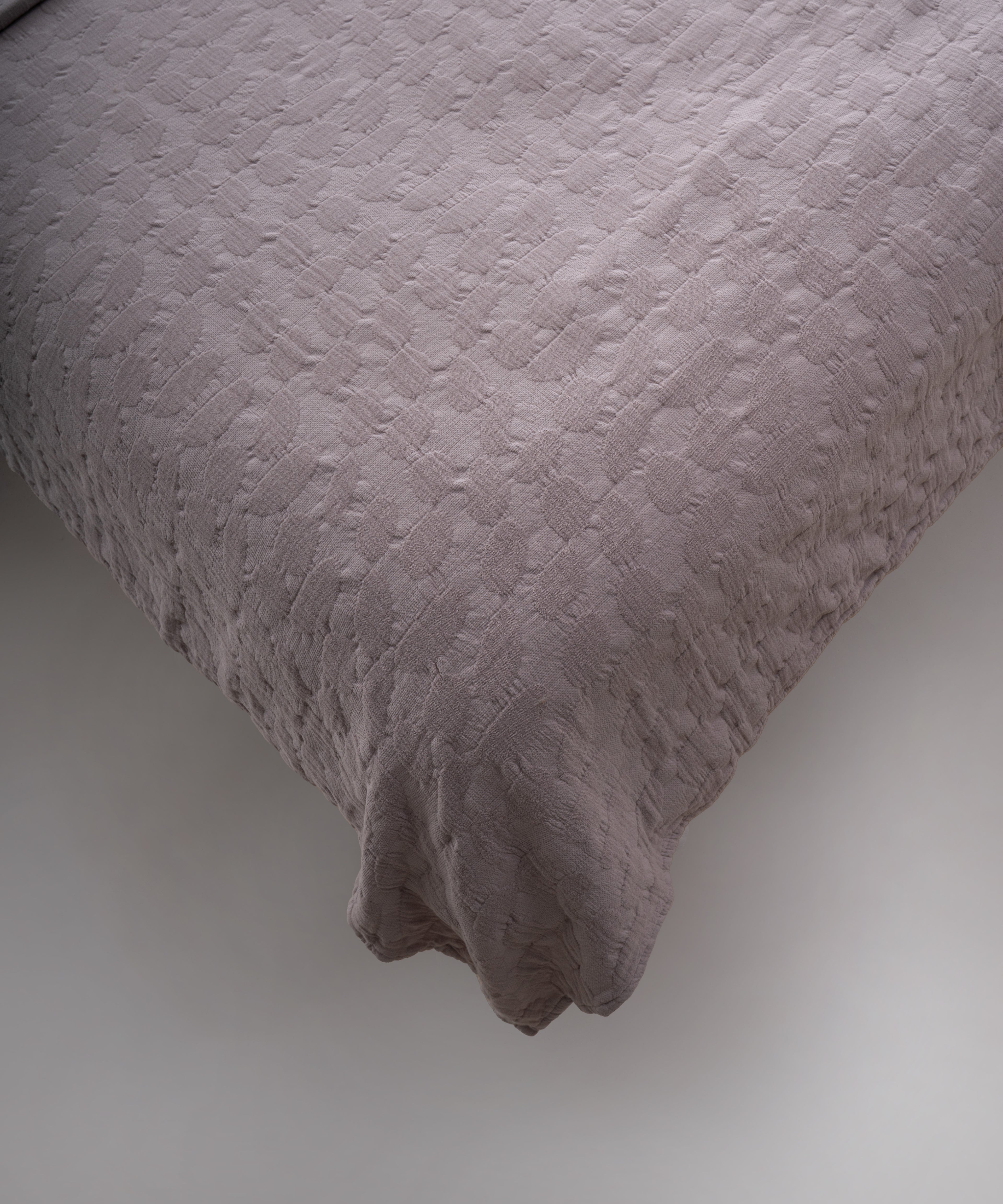 Alphecca 100% Cotton Stonewashed Bedspread Set - Opal Grey