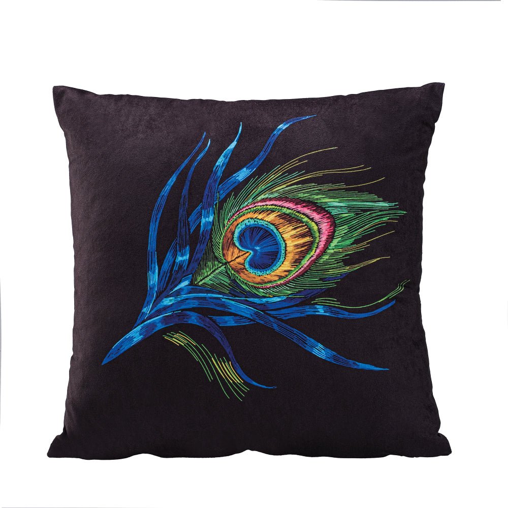 Peacock Collection - Velvet 43x43 Cushion