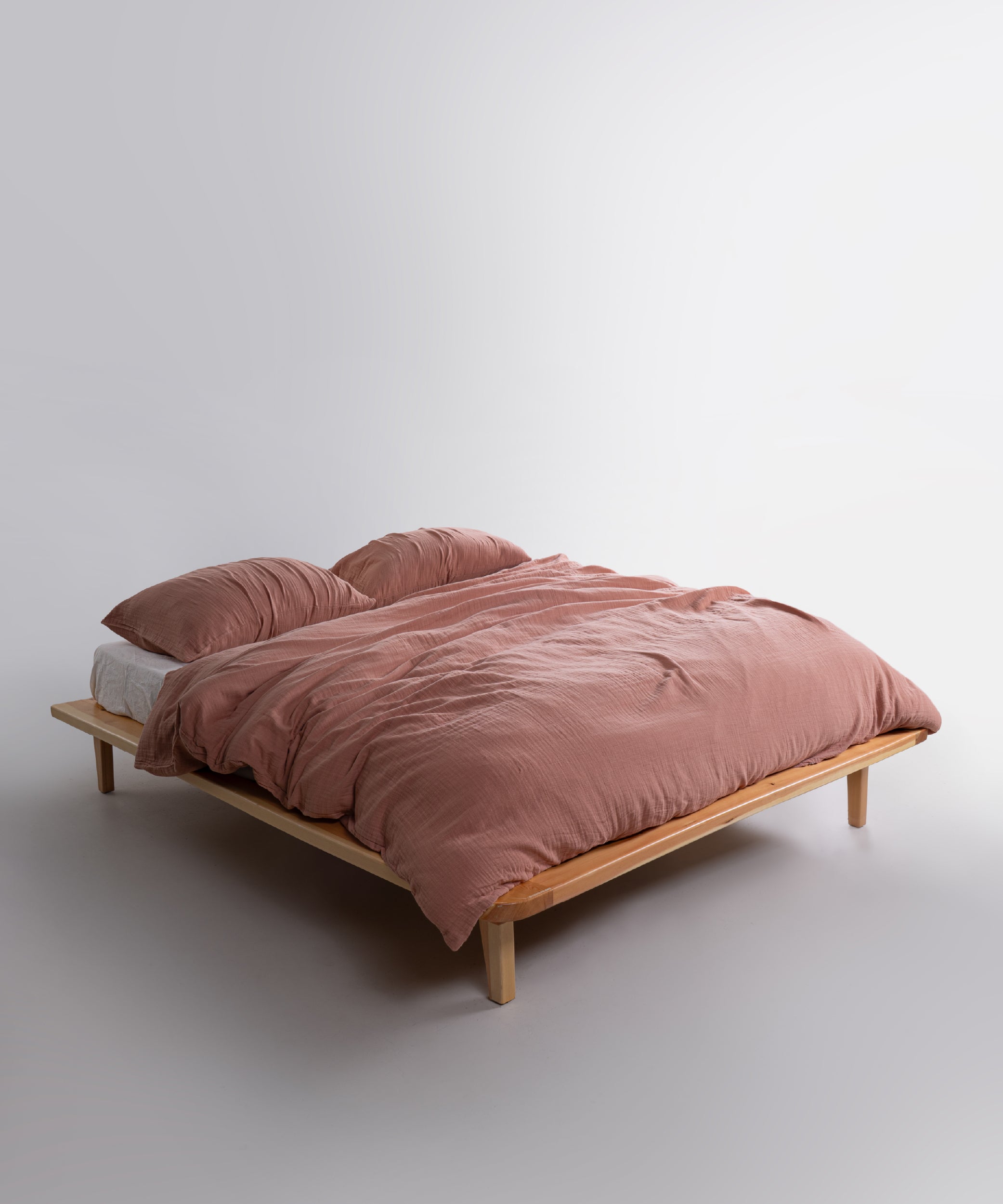 Cloud 100% Natural Cotton Gauze-Muslin Duvet Cover Set Commercer