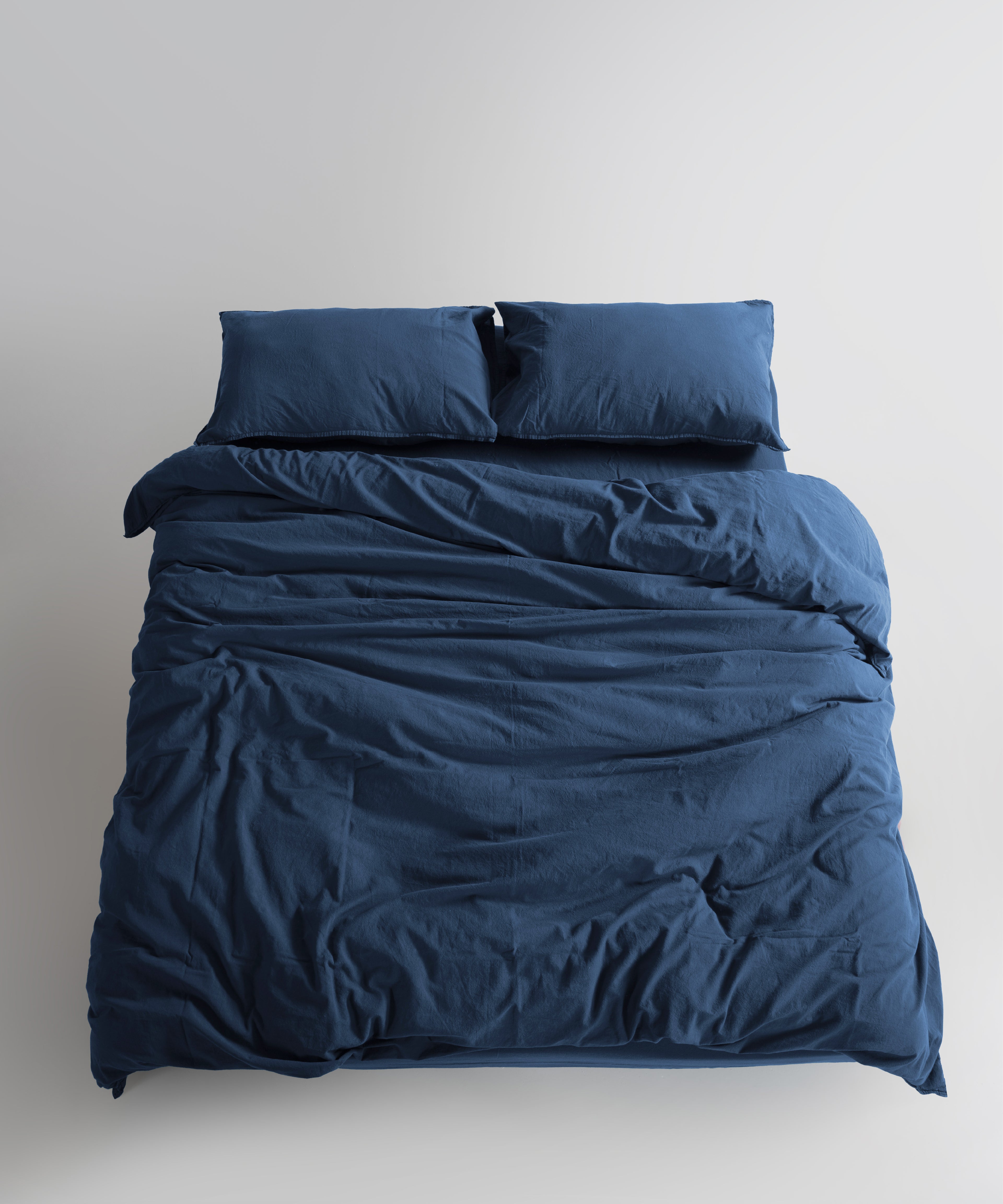 Stonewash Standart 100% Soft Cotton Pillowcase Dress Blue