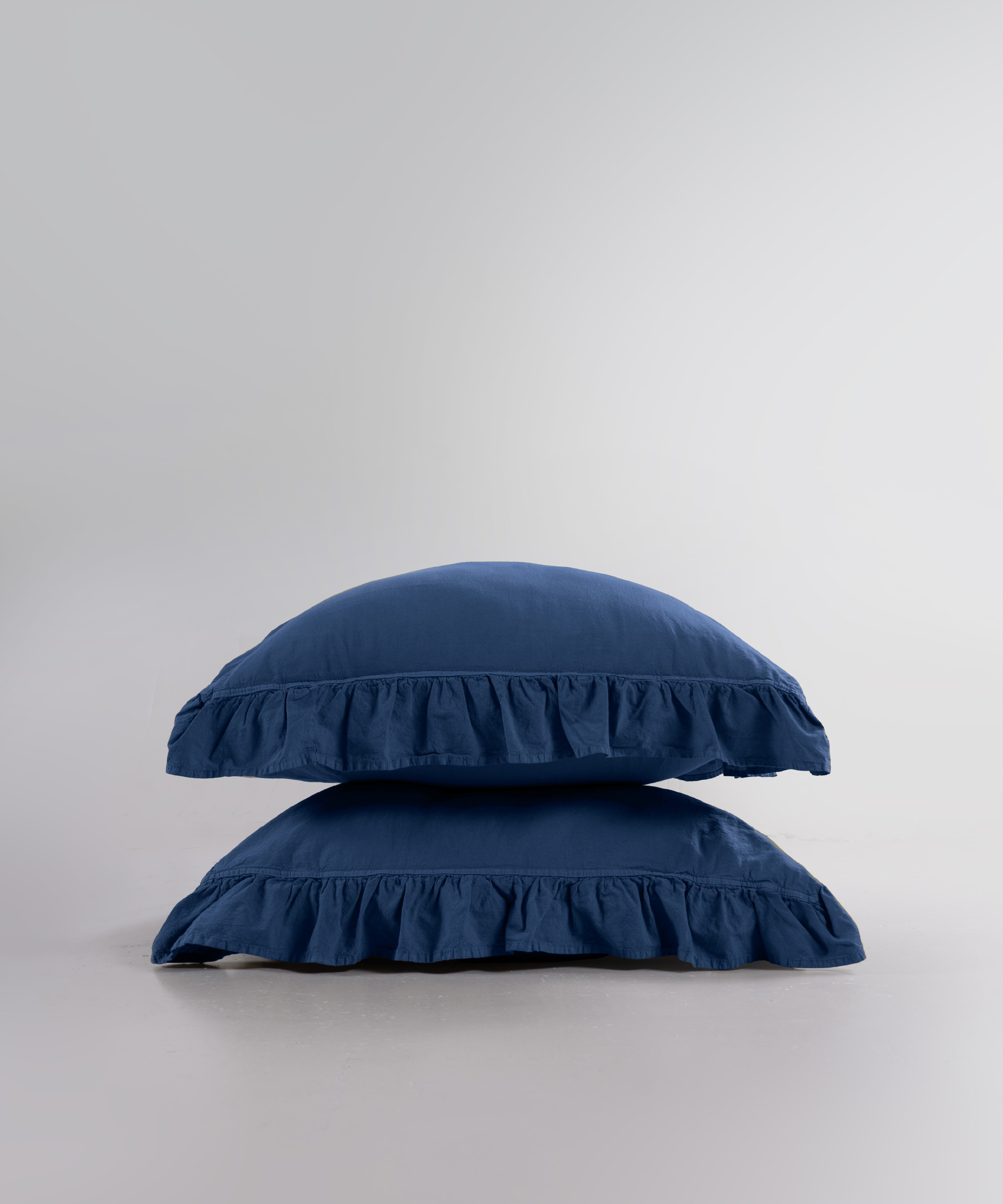 Stonewash 100% Soft Cotton Exclusive Fitted Sheet Set Dress Blue