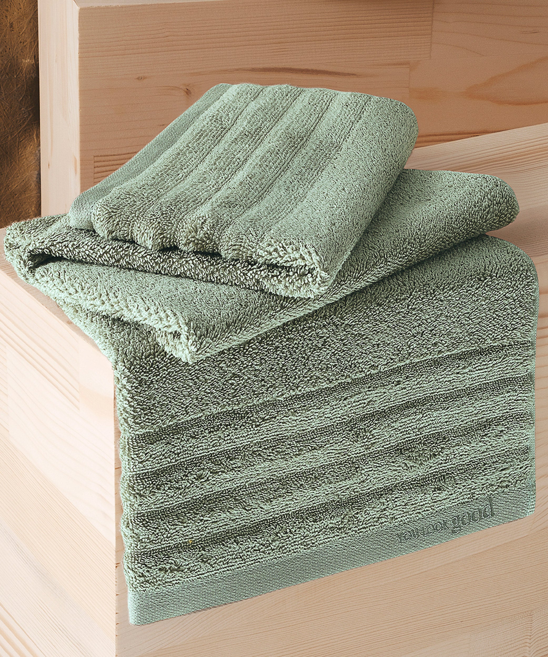 Lapis - 50x90cm 1 Towel + 70x140cm 1 Towel Green