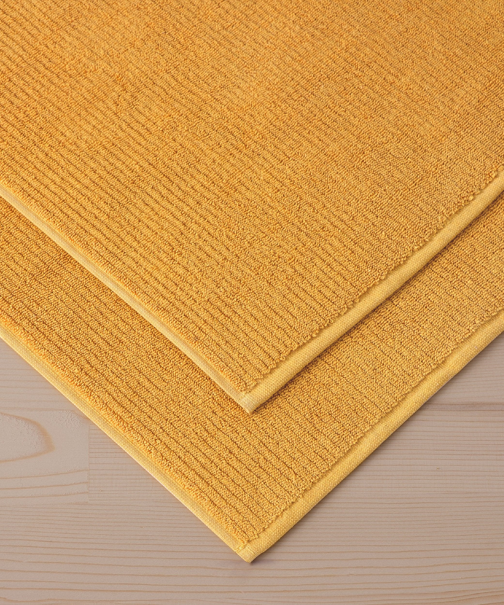 Pana - 50x75cm Set of 2 Bathmats Mustard