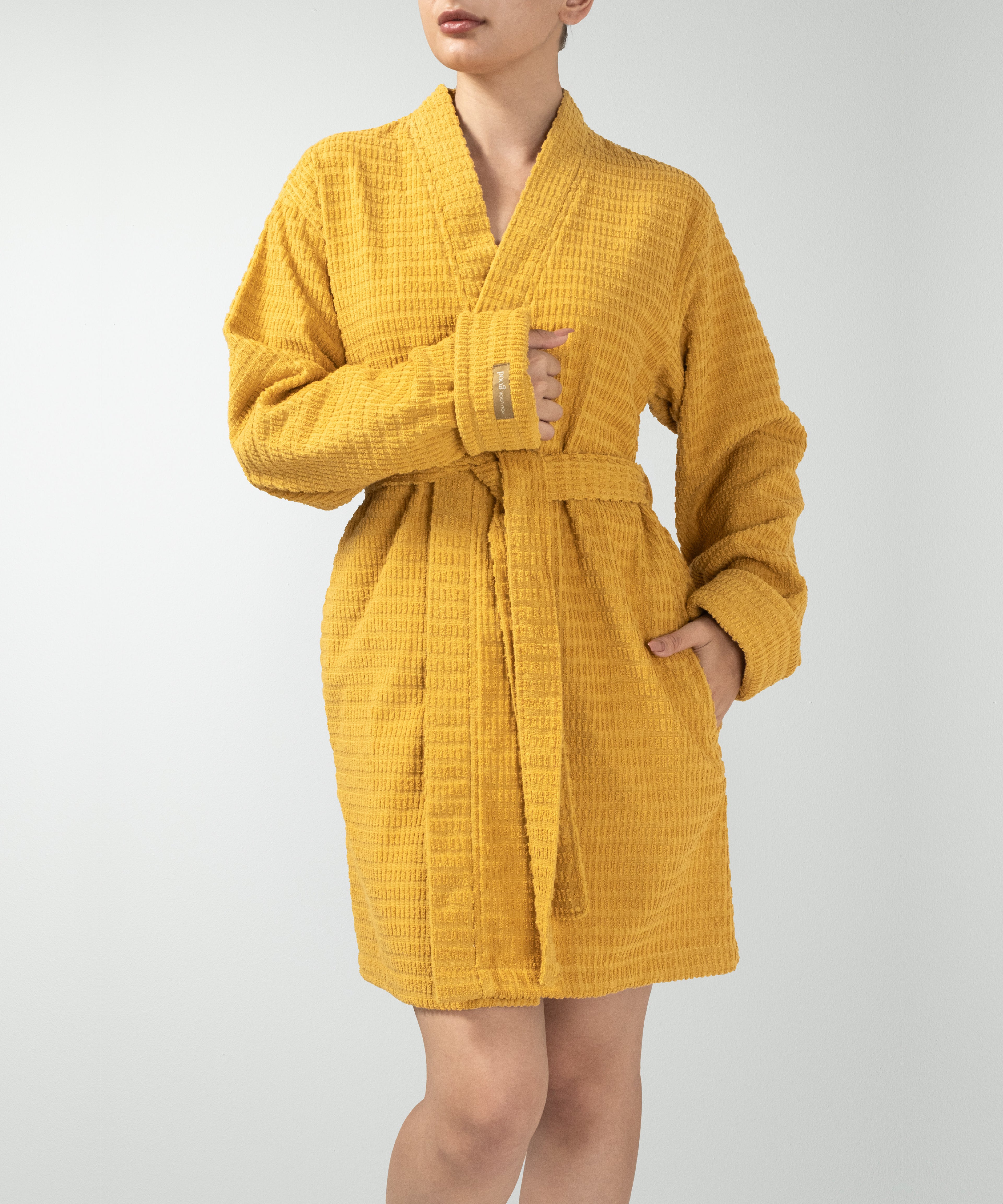 Penta - Unisex Bathrobe Mustard
