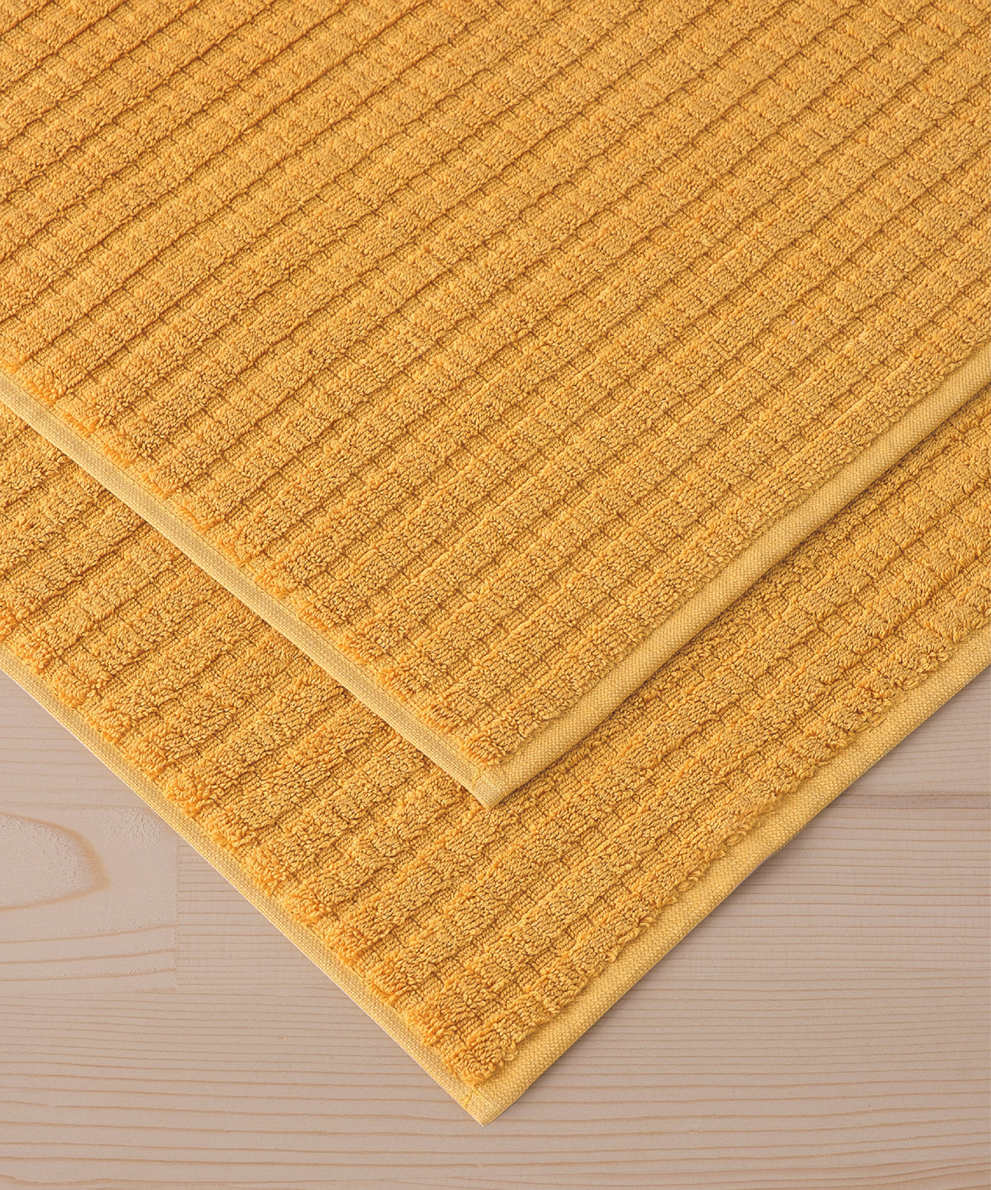 Penta- 50x75cm Set of 2 Bathmats Mustard