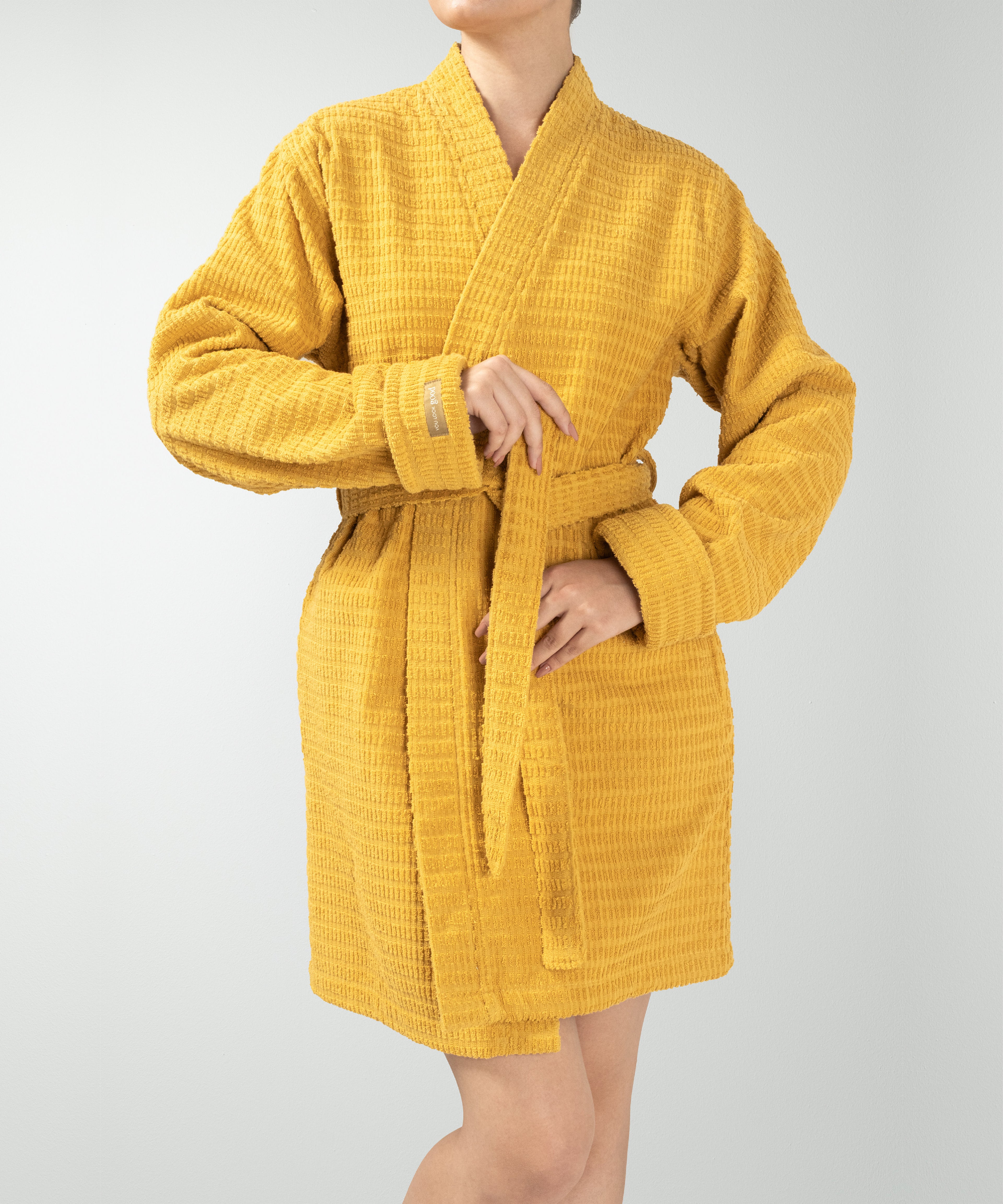 Penta - Unisex Bathrobe Mustard