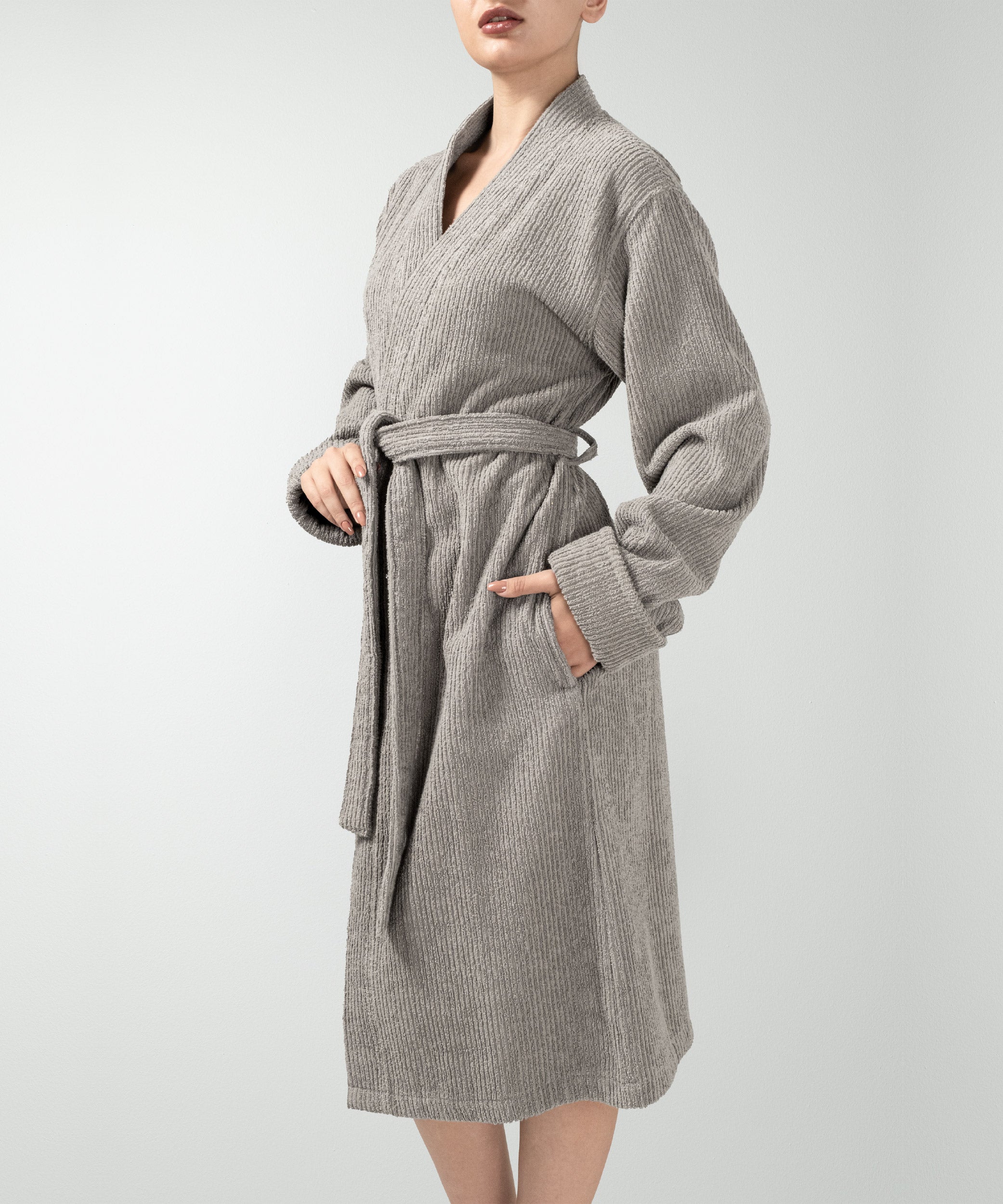 Pana - Unisex Bathrobe Grey
