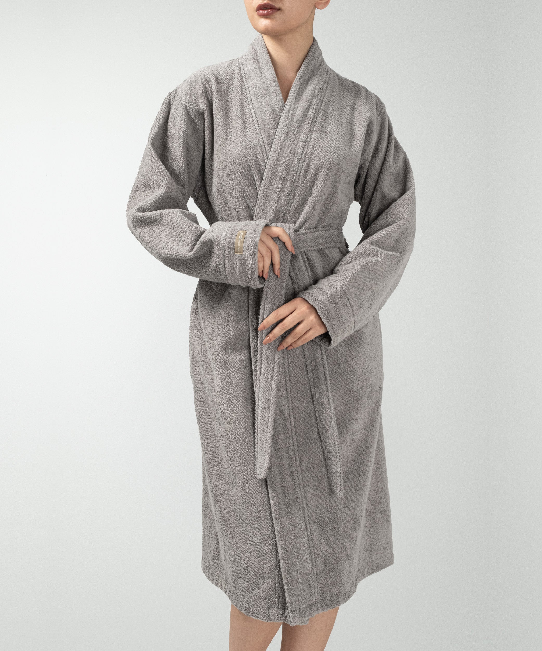 Lapis - Unisex Bathrobe Grey