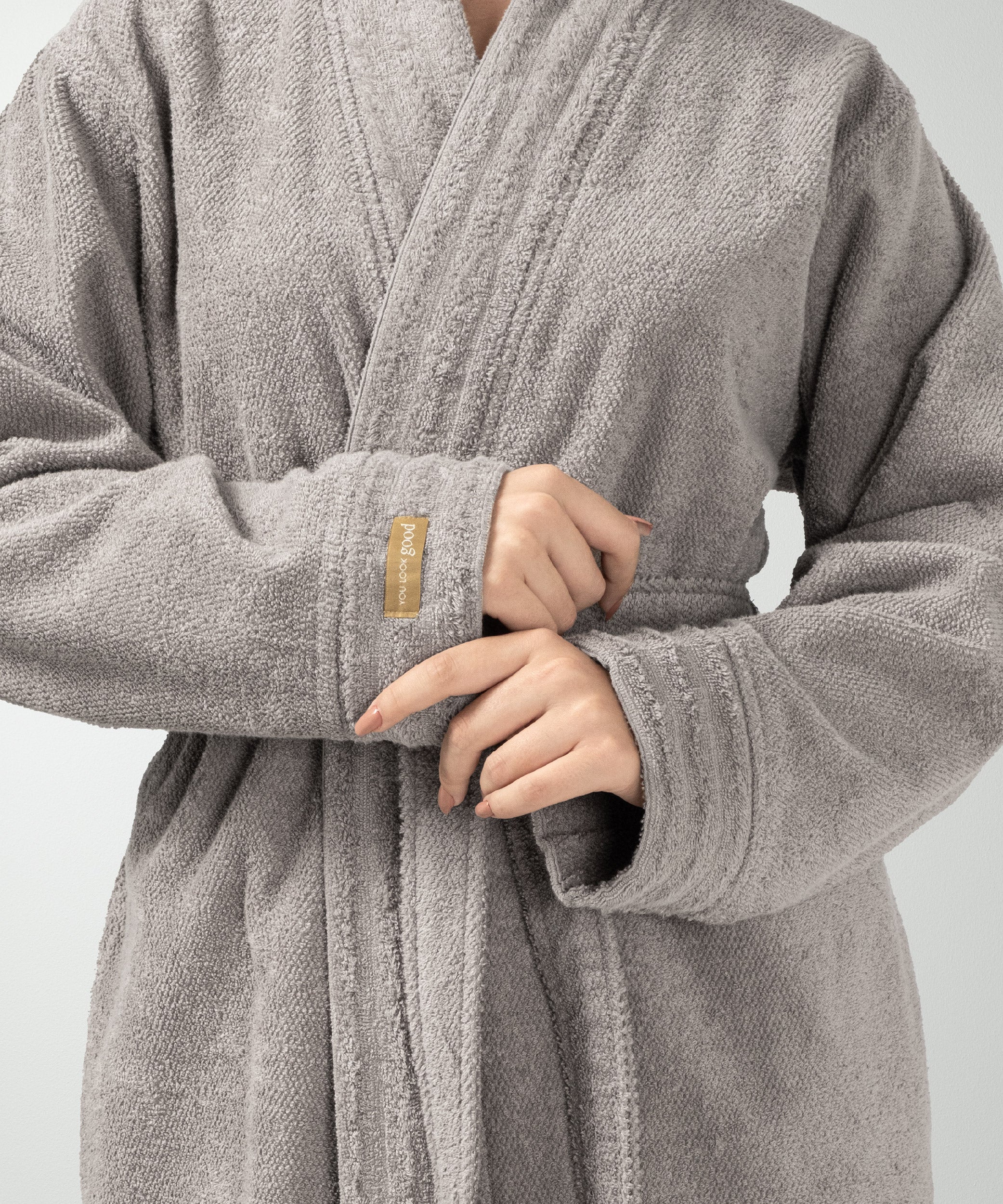 Lapis - Unisex Bathrobe Grey