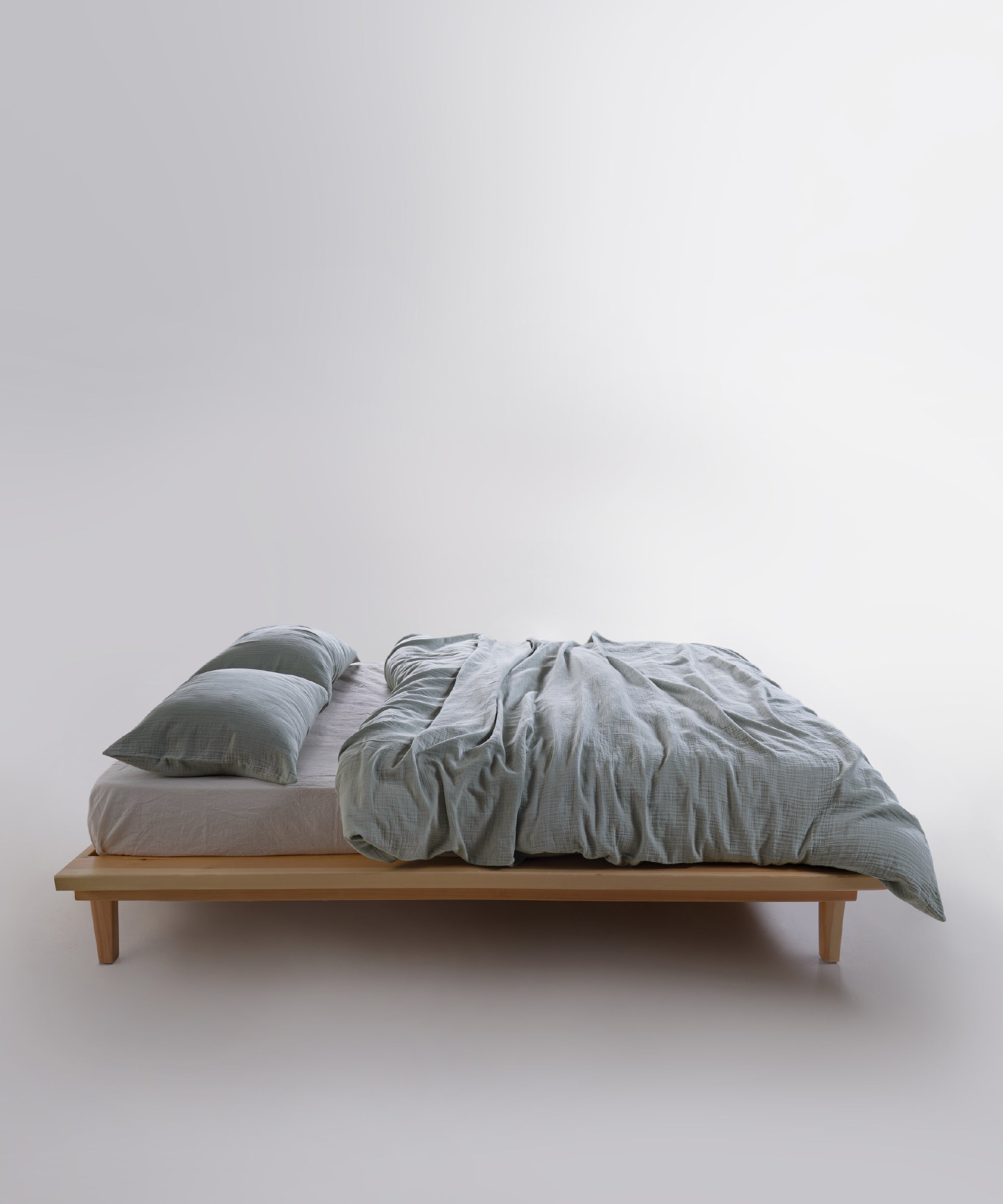 Cloud 100% Natural Cotton Gauze-Muslin Duvet Cover Set Ocean