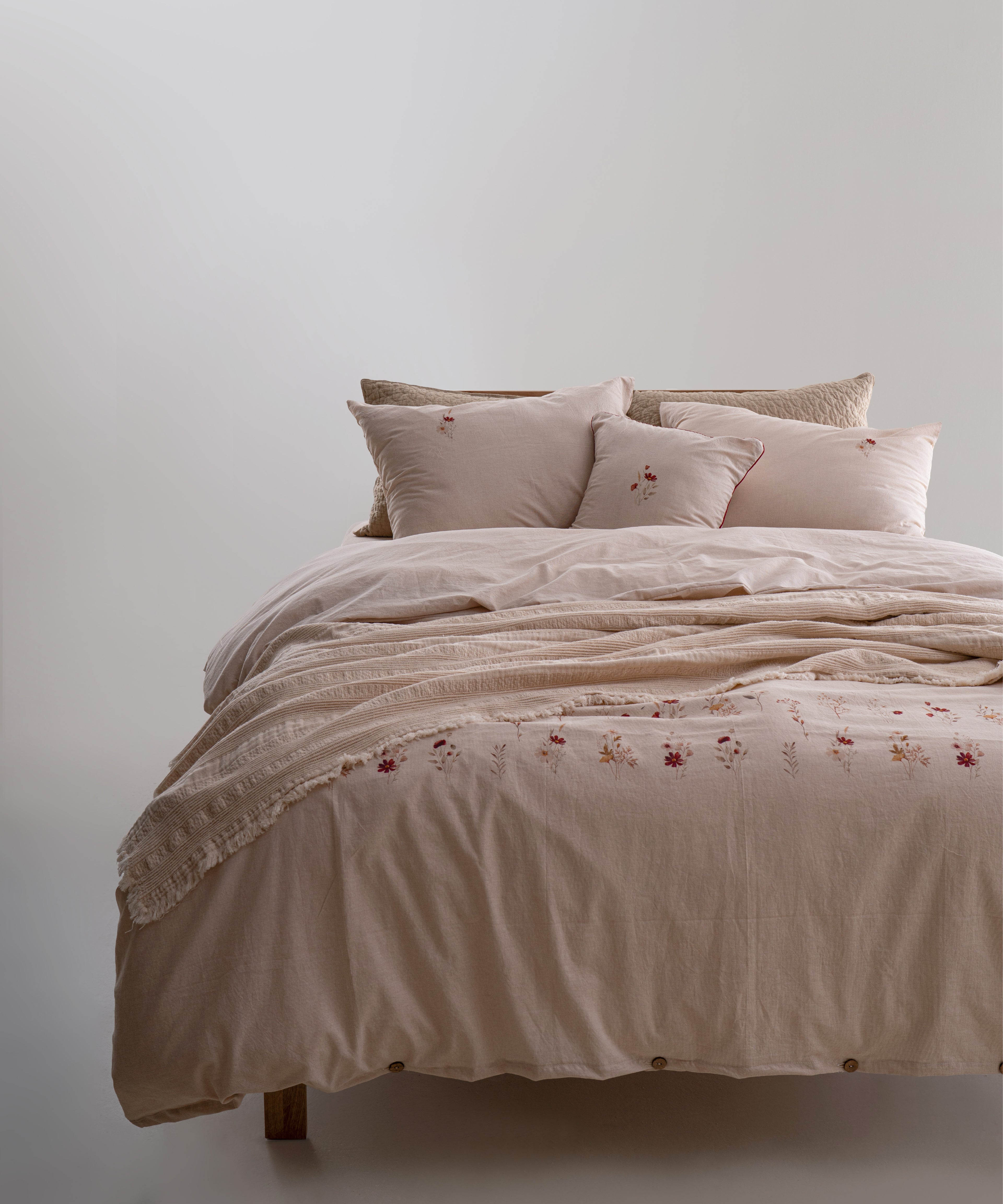 Brise Printanière 100% Cotton Garmentwash Throw