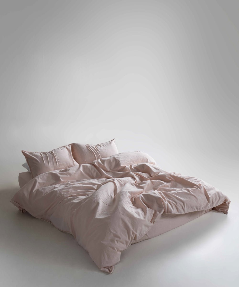 Stonewash 100% Soft Cotton Duvet Cover Set Pristine