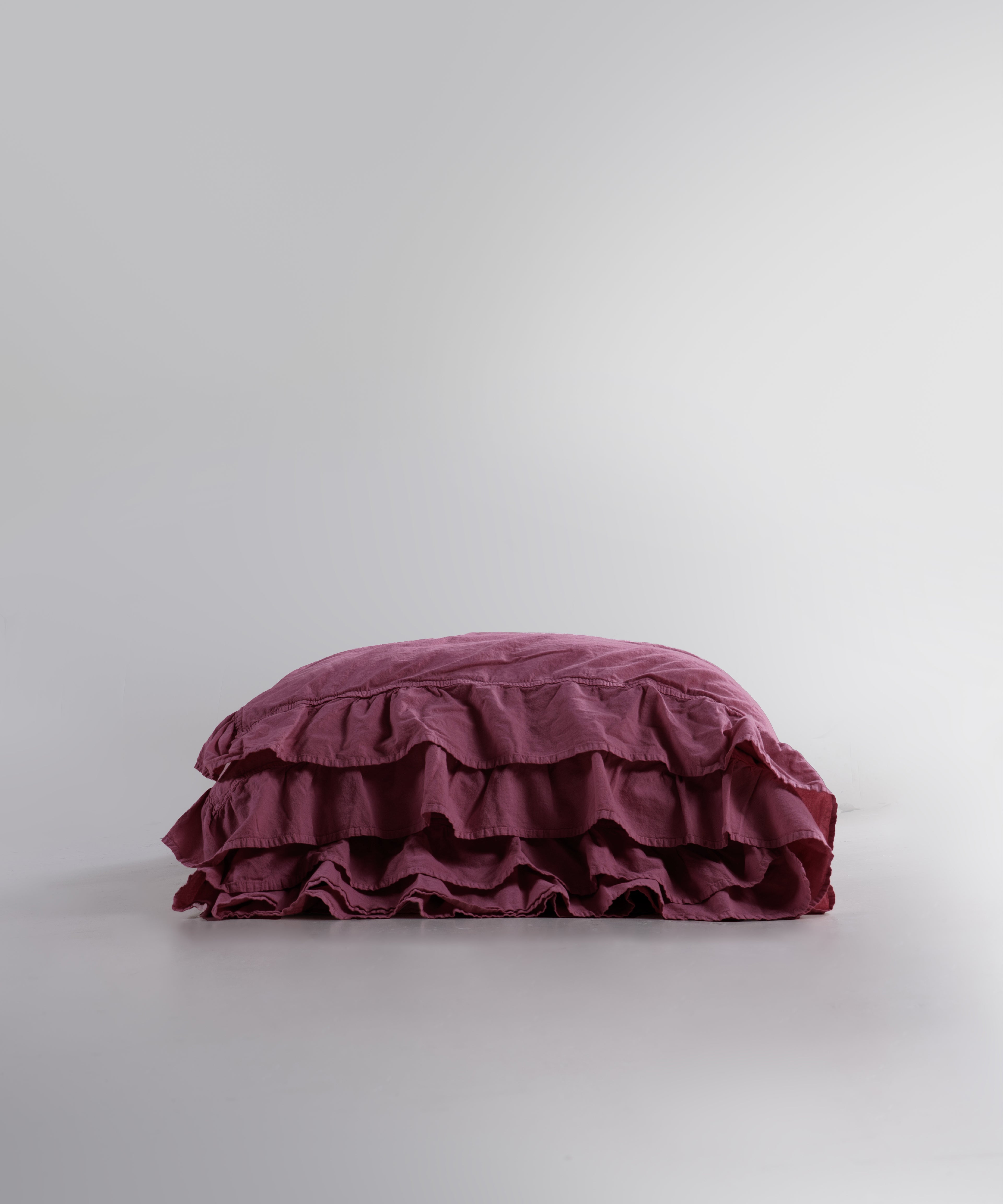 Stonewash 100% Soft Cotton Exclusive Fitted Sheet Set Raspberry