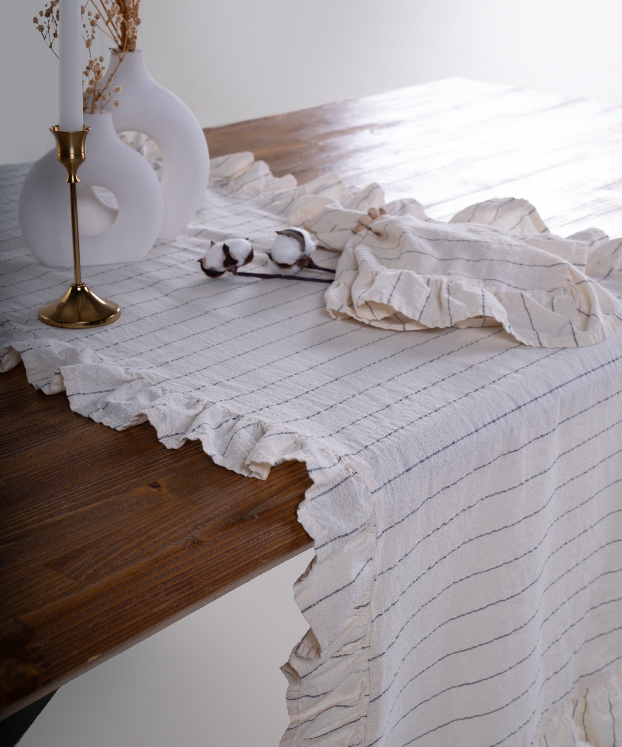 Leila 100% Cotton Garment Wash Runner 2 pcs - 40X150cm