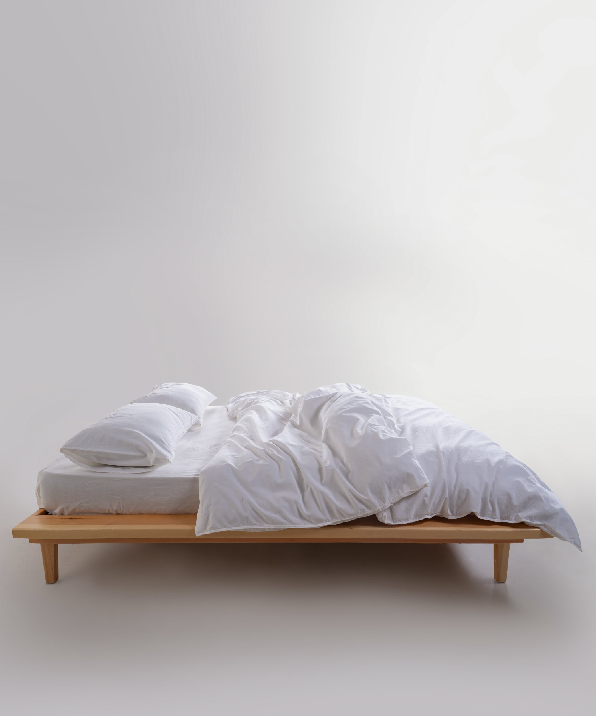 Stonewashed Ephesus 100% Soft Cotton Duvet Cover Snow White