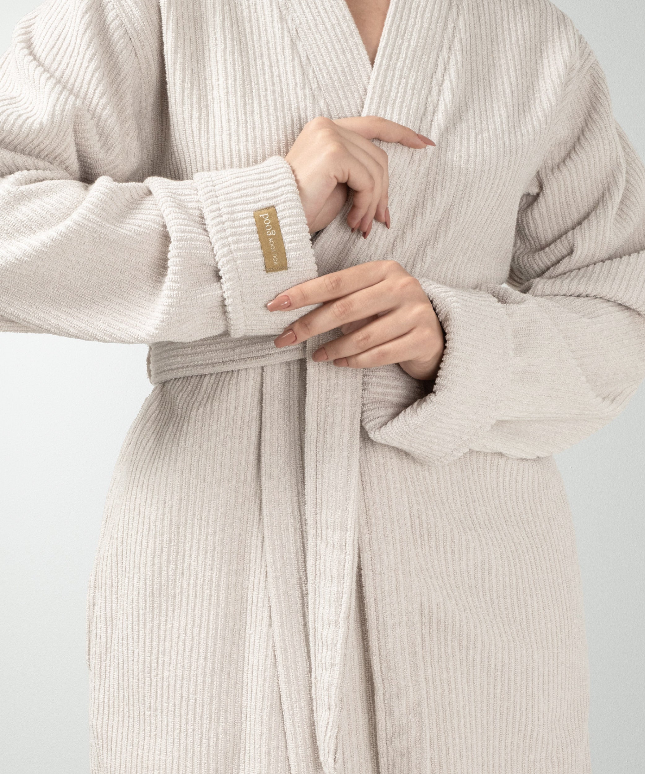 Pana - Unisex Bathrobe Stone