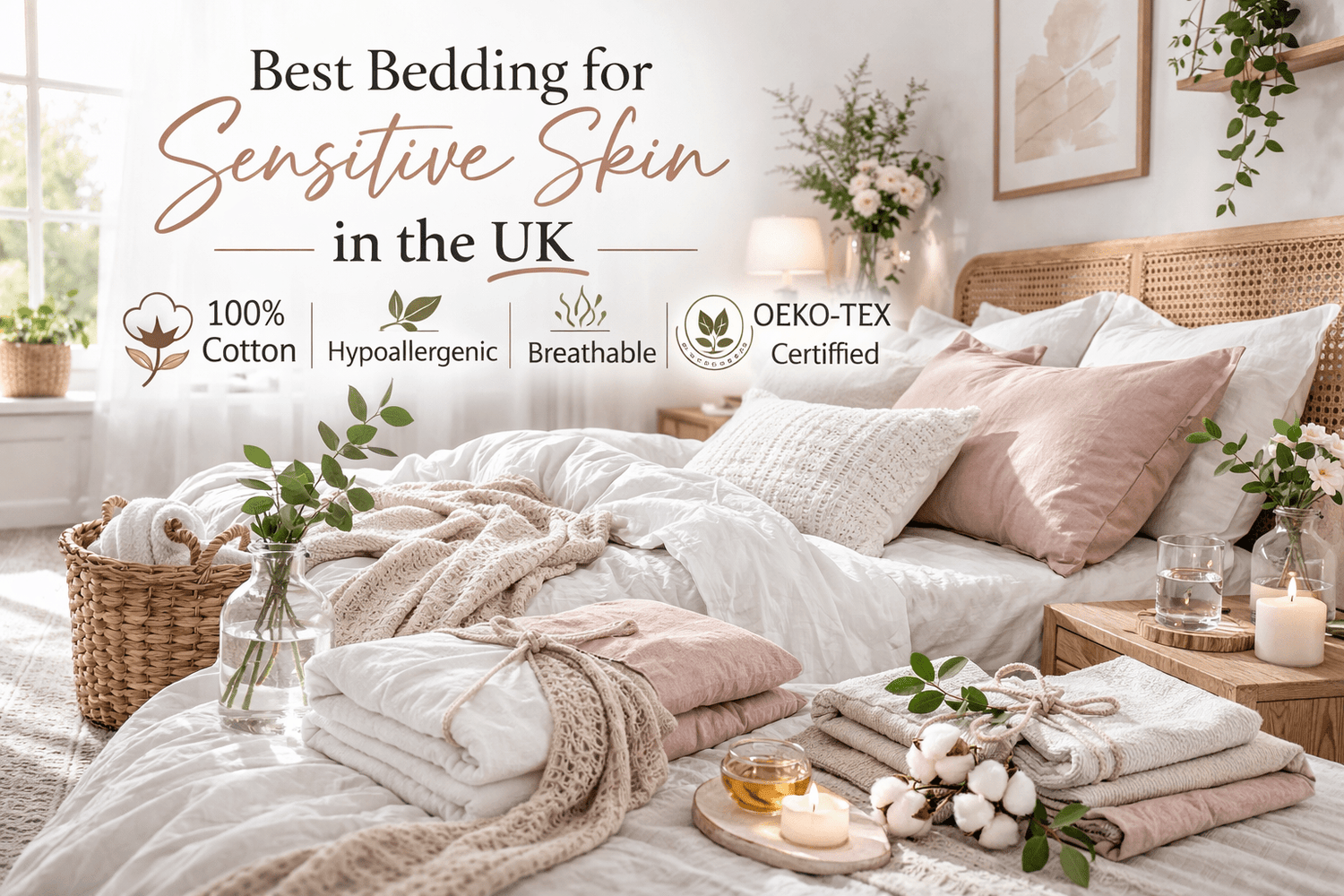 Best Bedding for Sensitive Skin in the UK (2026 Guide): What to Choose for Eczema, Allergies &amp; Irritation-Free Sleep