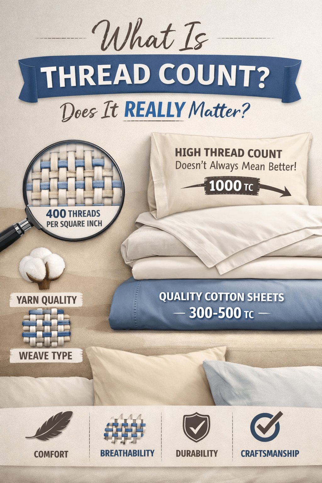 What Is Thread Count? Does It Really Matter? – Limasso London