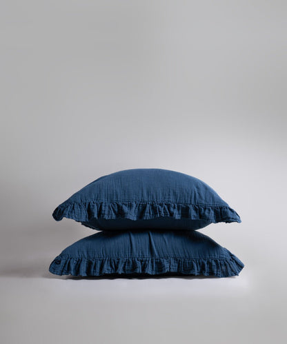 Esse Exclusive 100% Soft Cotton Gauze/Muslin Pillowcase Dress Blue