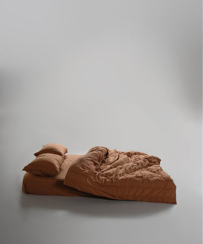 Stonewash 100% Soft Cotton Duvet Cover Set Cassandra - Commencer