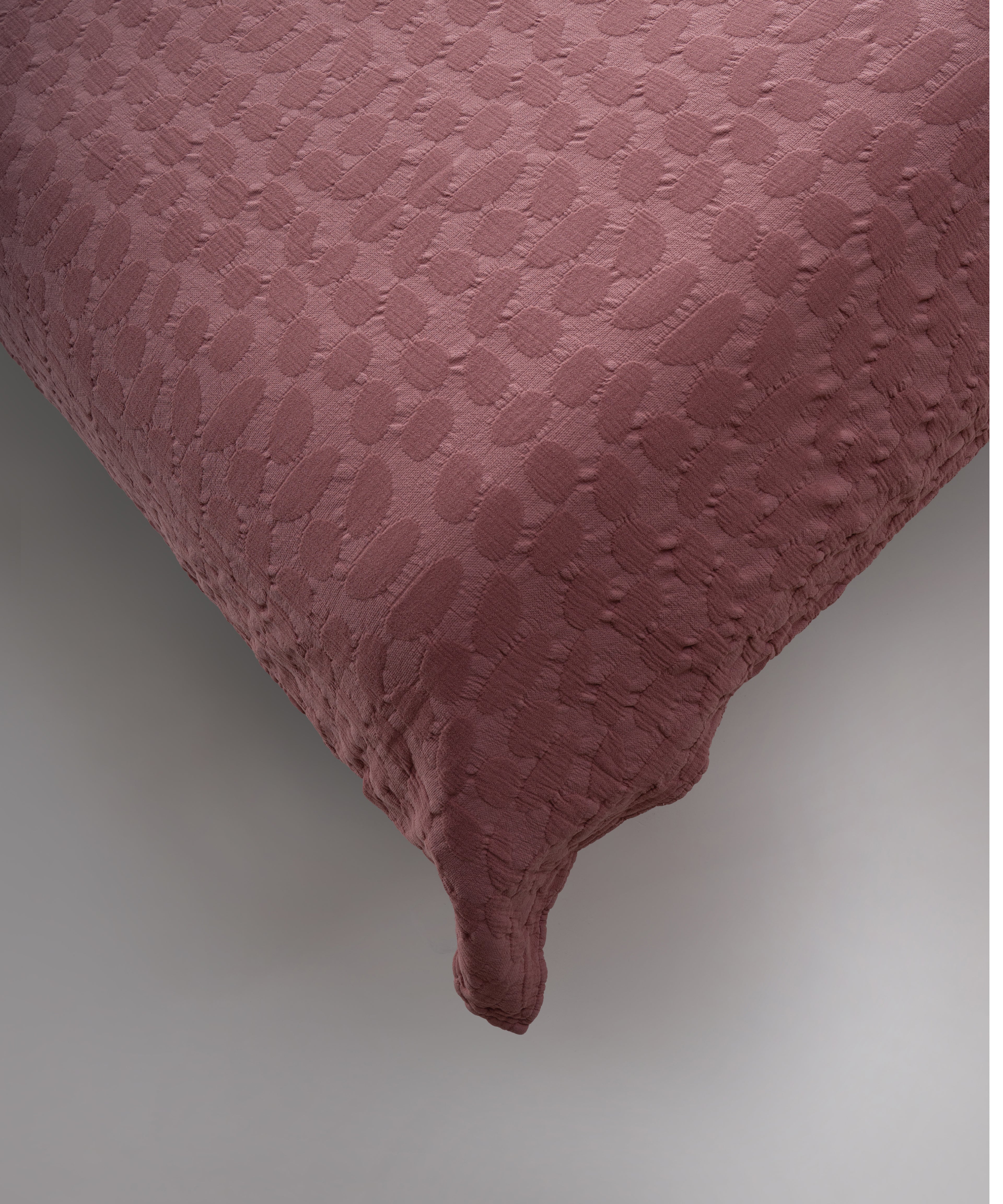 Alphecca 100% Cotton Stonewashed Bedspread Set - Old Rose